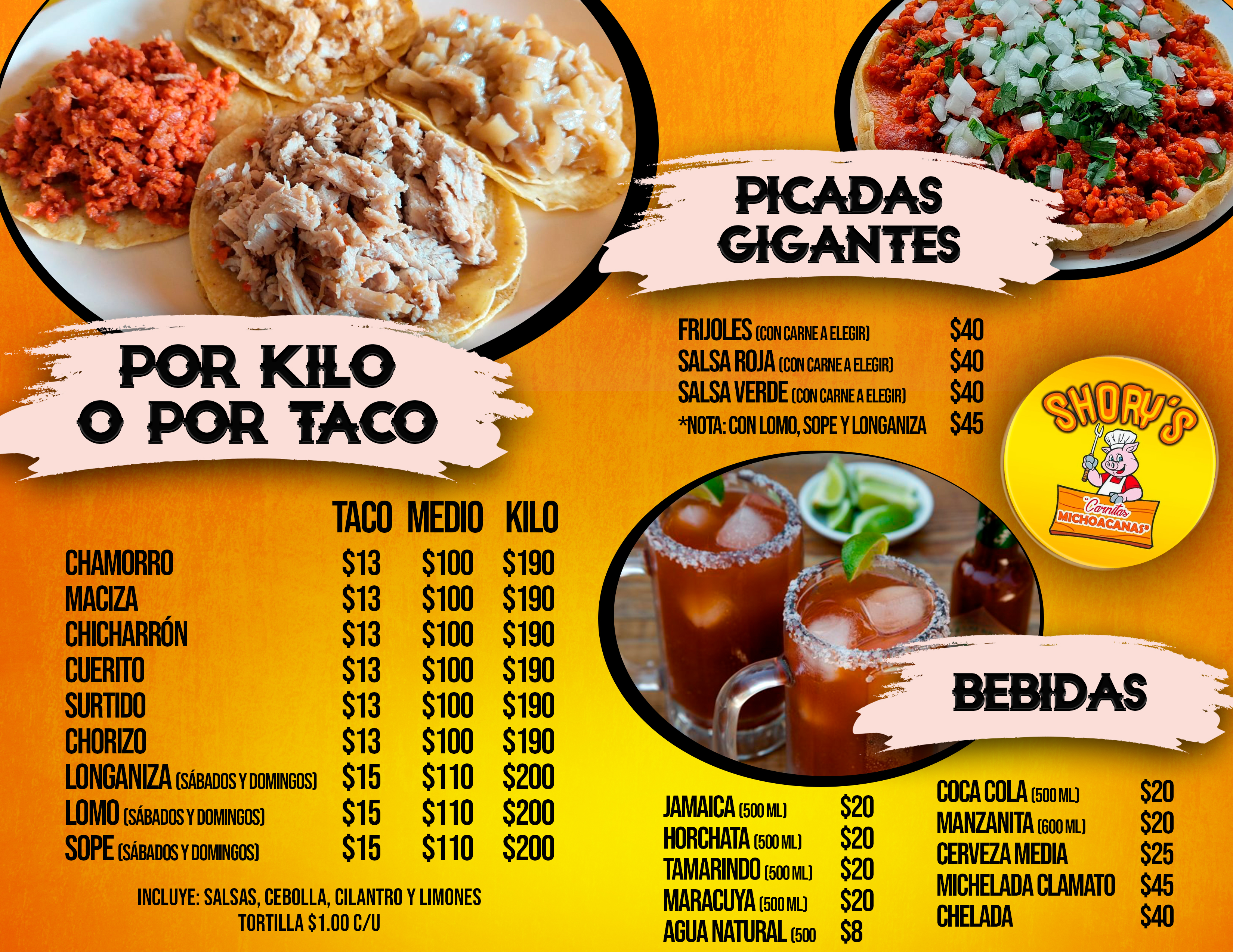 Shory's Tacos Sucursal Praderas - Carnitas estilo Michoacán image 7