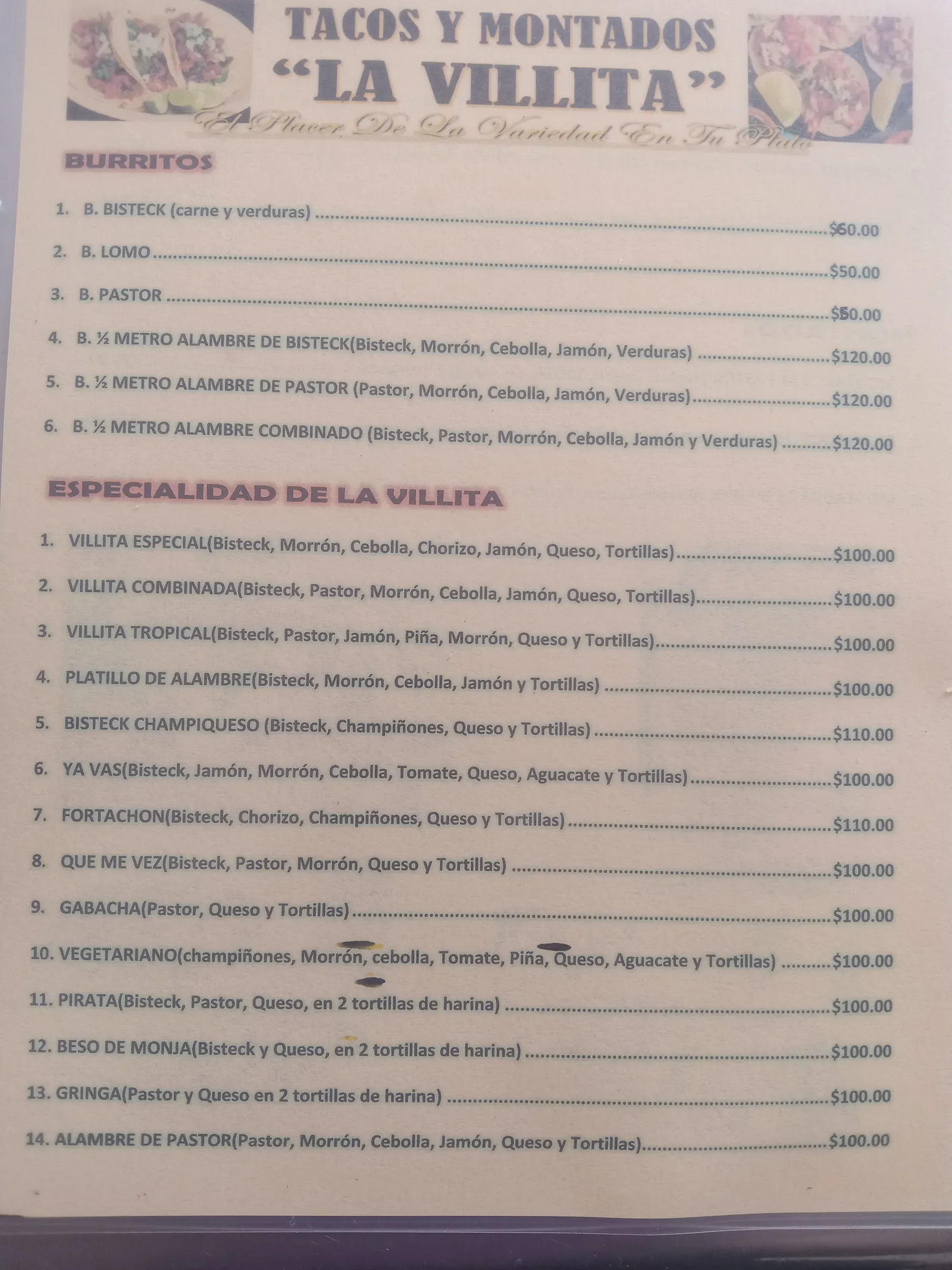 Tacos y montados la villita image 3