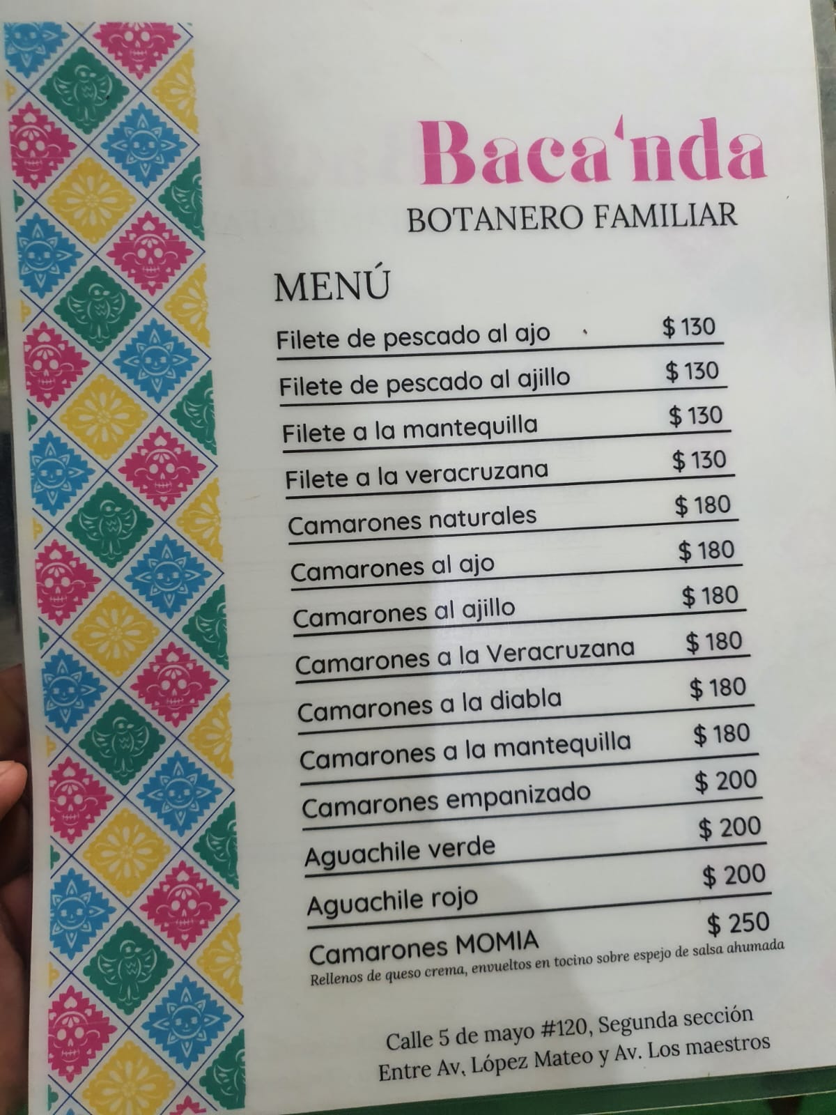 Bacáanda Botanero Familiar image 4