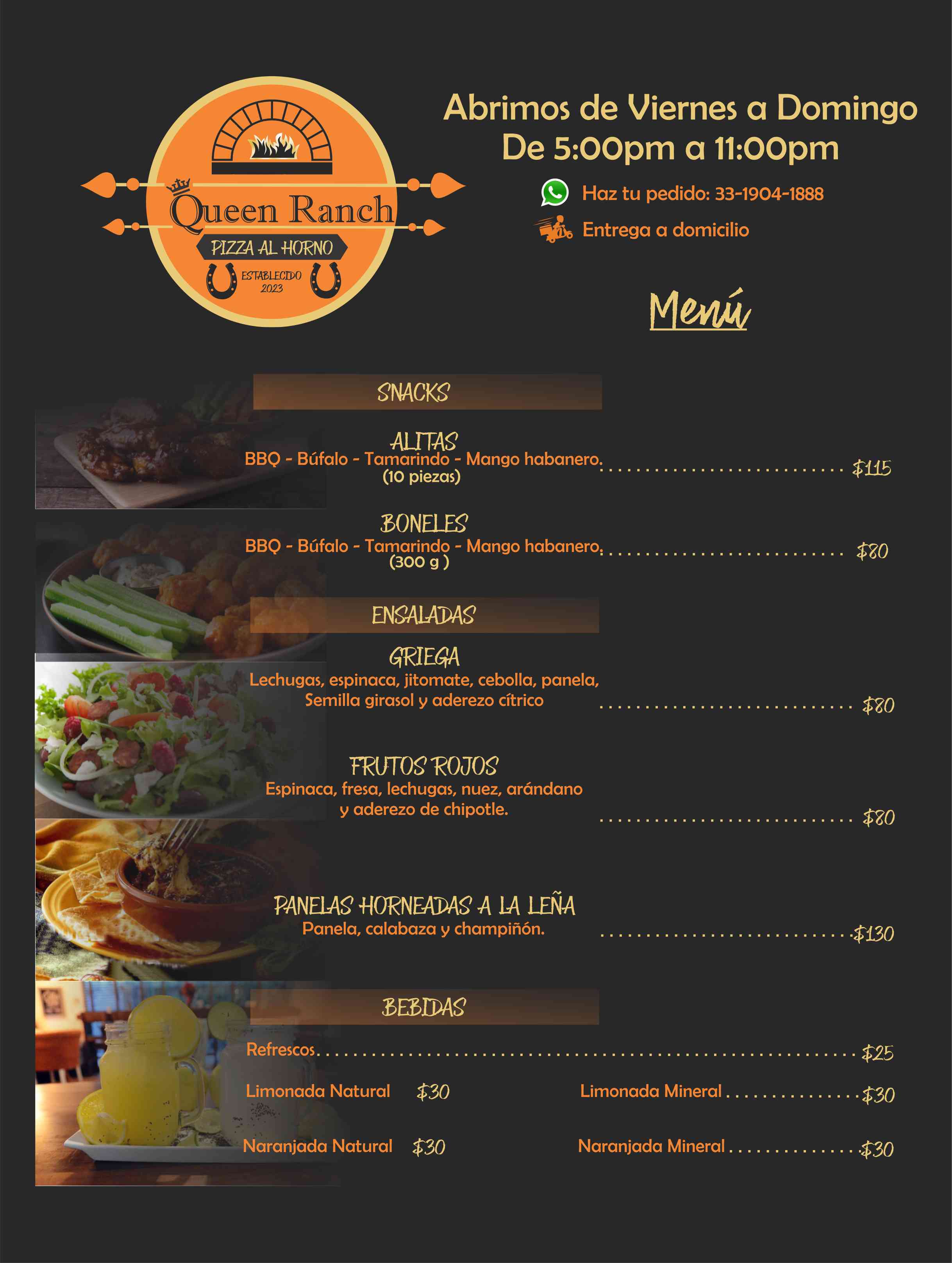 Pizzas a la Leña "Queen Ranch" image 7