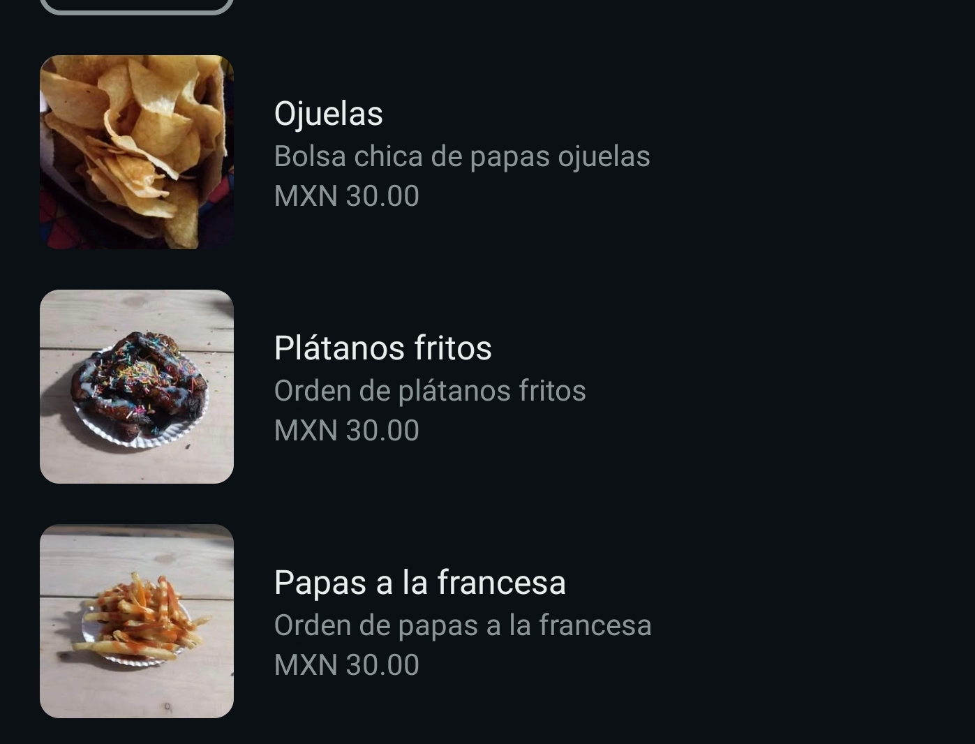 Honorio's papas image 4