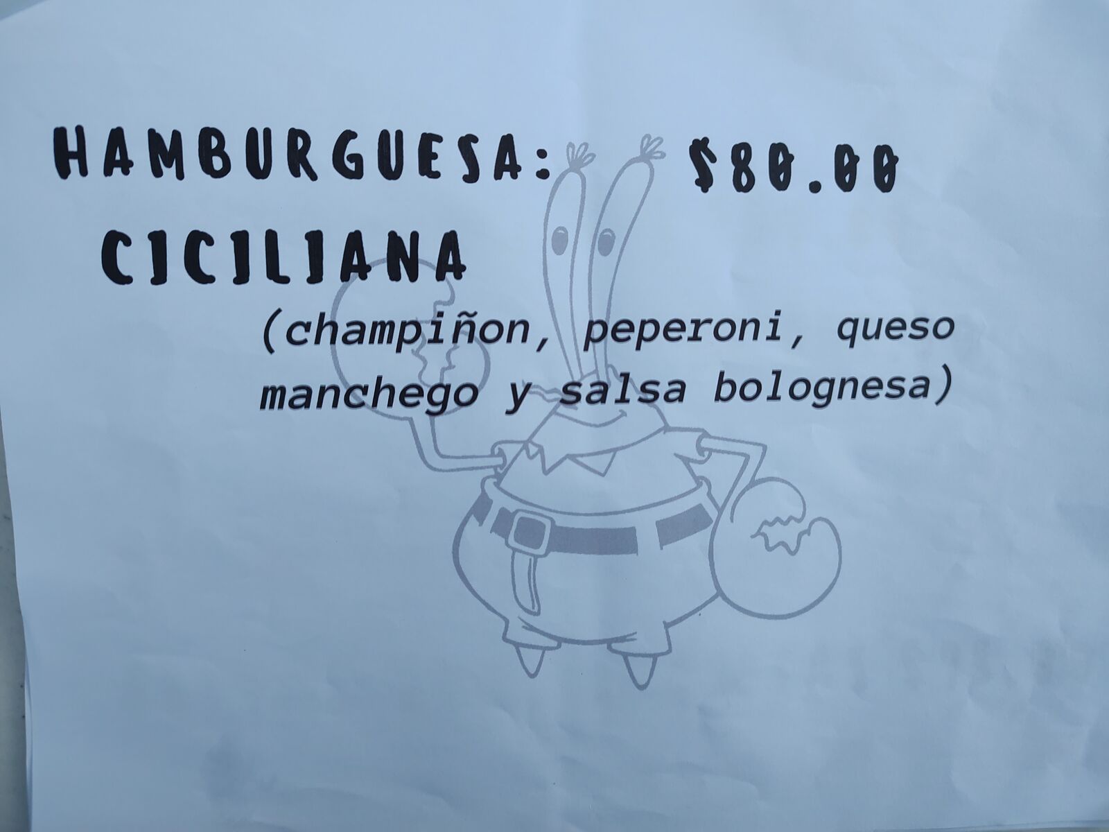 Hamburguesas El crustáceo Cascarudo image 1