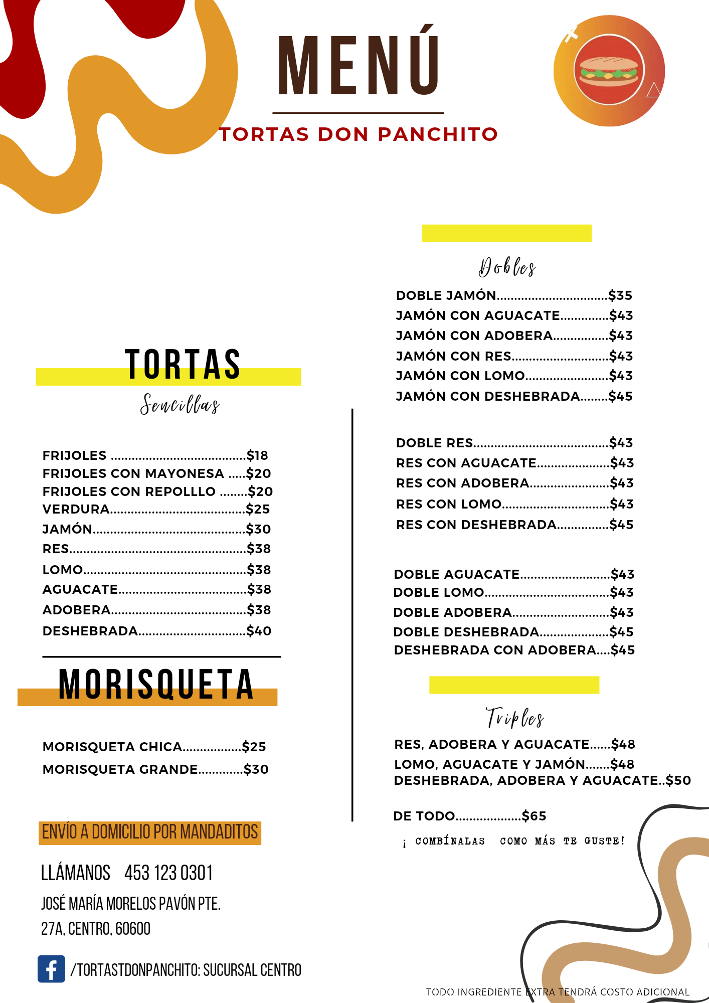 Tortas Don Panchito: Sucursal Centro image 2