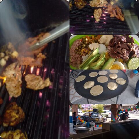 Tacos Pérez de pollo costilla chorizo bistek al carbon image 6