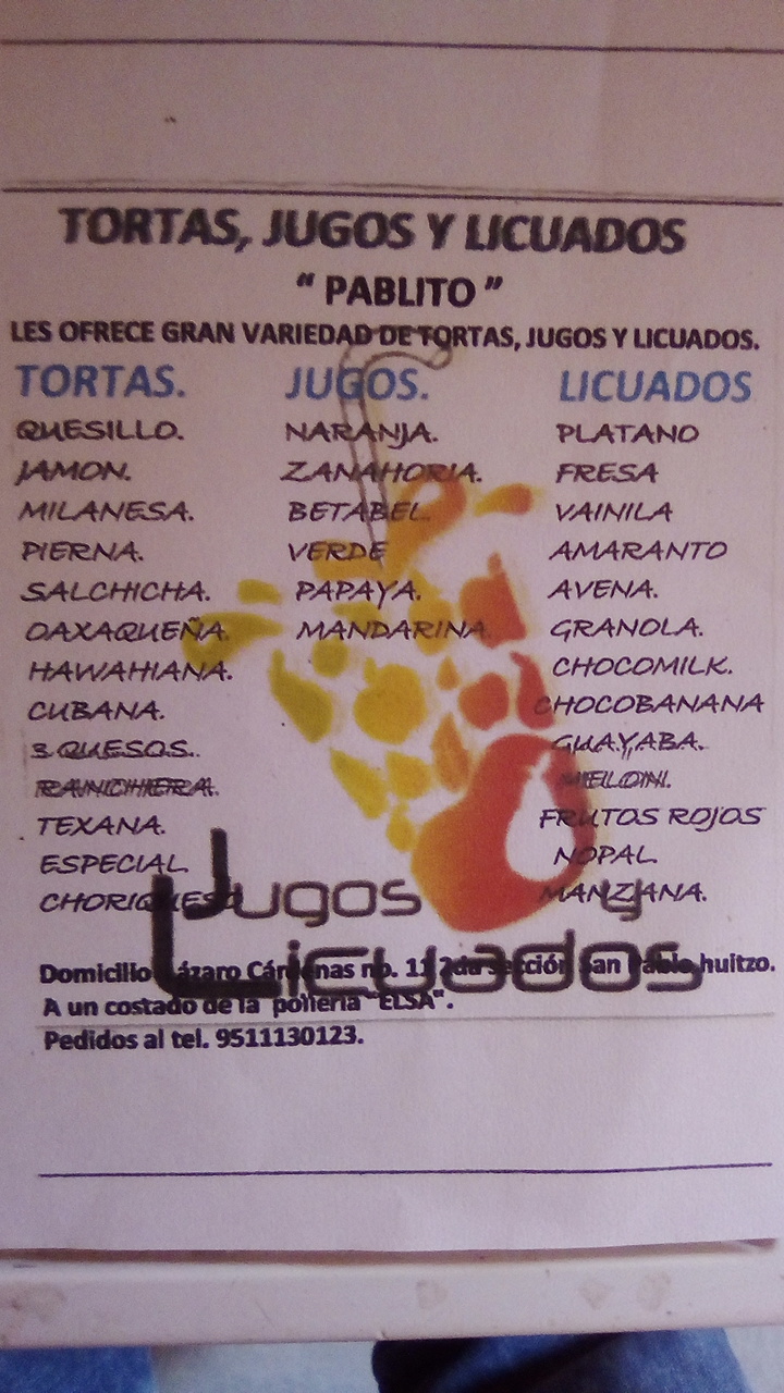 Tortas Jugos Y Licuados "Pablito " image 3
