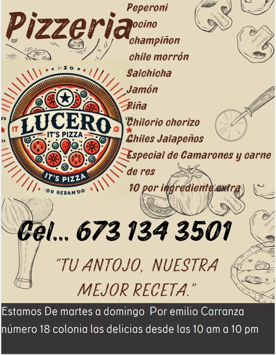 Lucero it's pizza image 10
