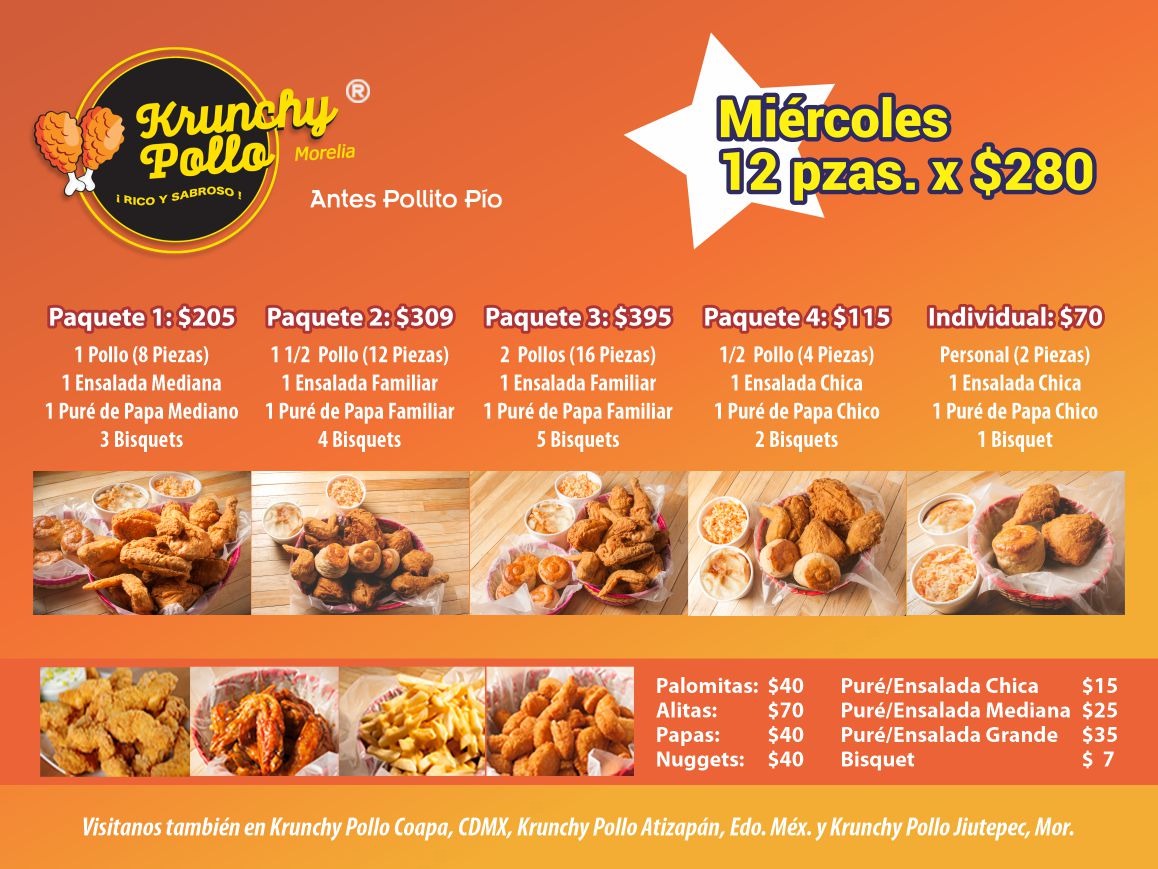 Krunchy Pollo Morelia (antes Pollito Pio de Villas) image 5