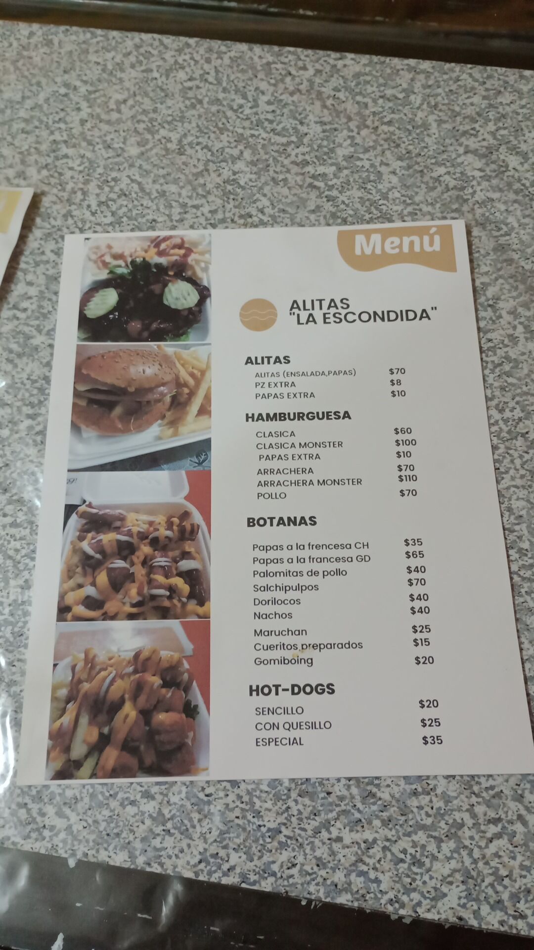Hamburguesas y alitas image 1