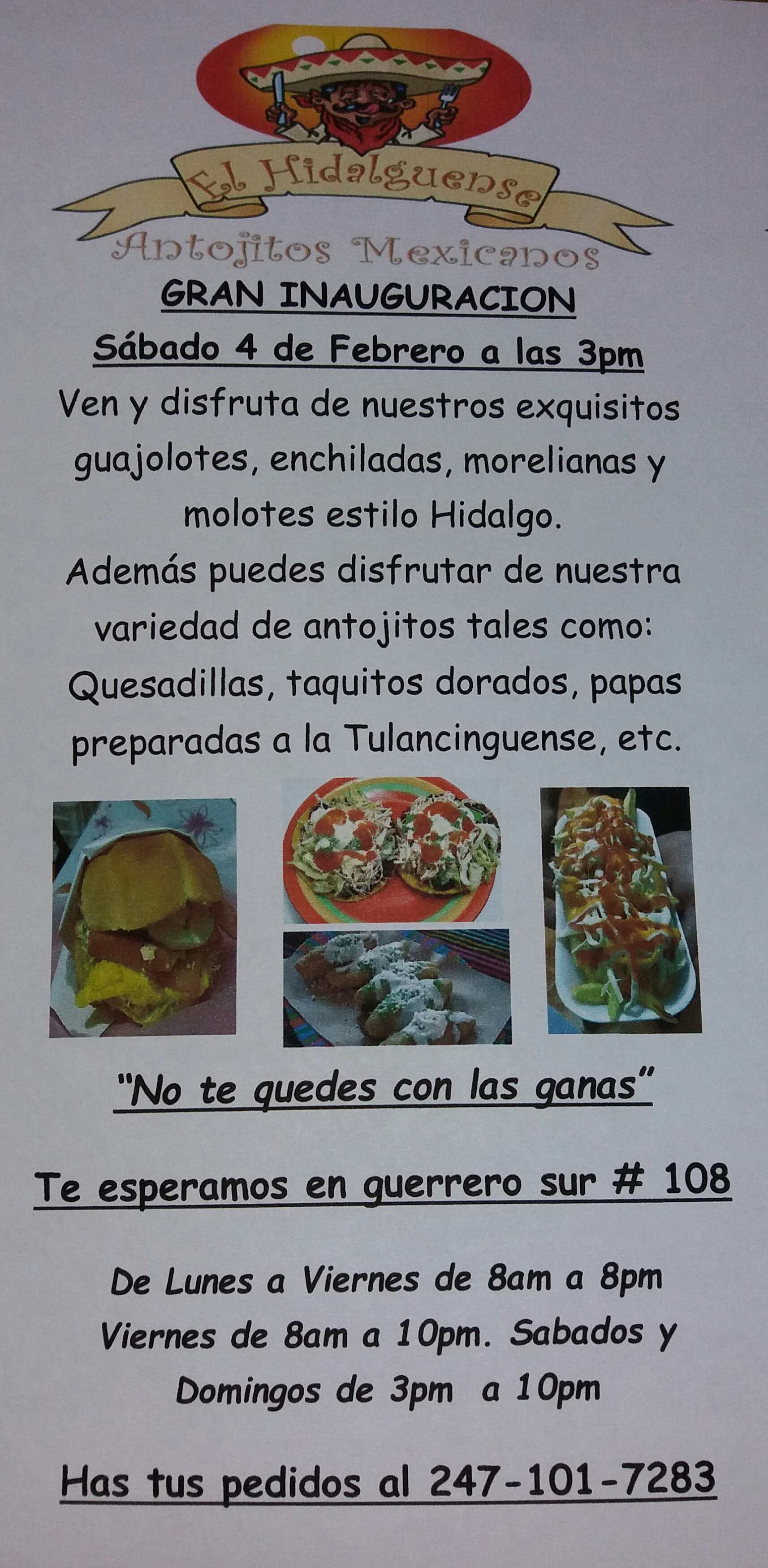 El Hidalguense "Antojitos Mexicanos" image 10