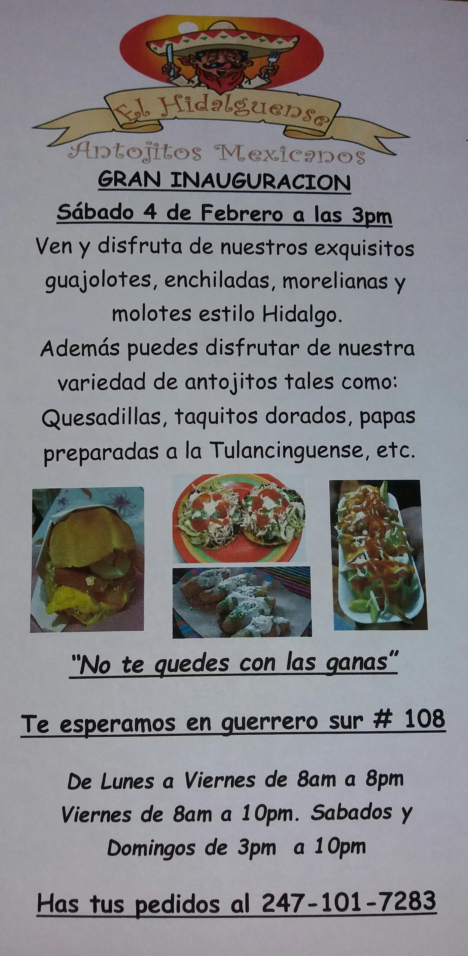 El Hidalguense "Antojitos Mexicanos" image 10