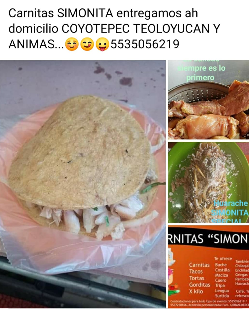 "Carnitas SIMONITA y algo mas" image 1