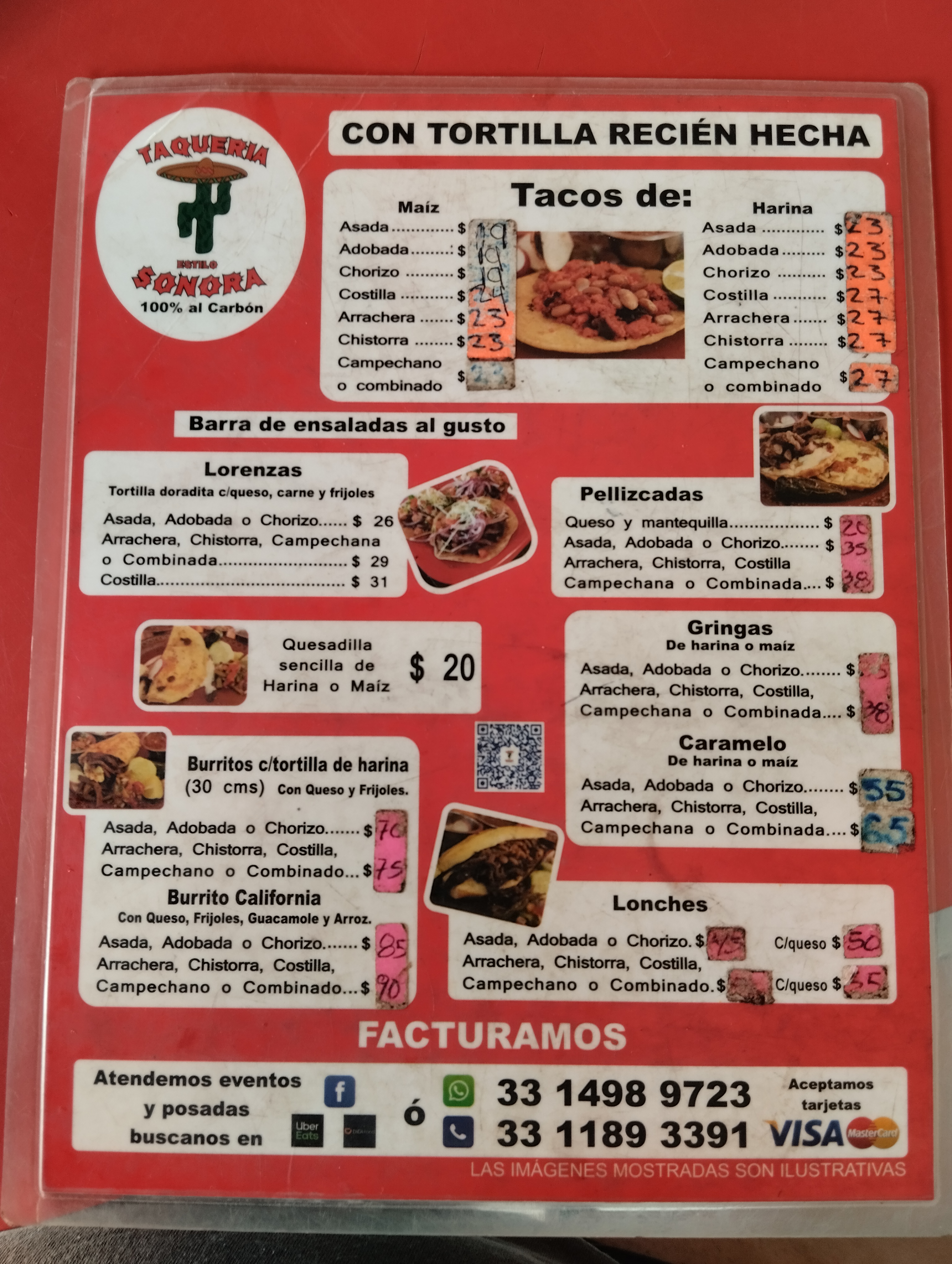 Tacos De Carne Asada Estilo "Sonora" image 1