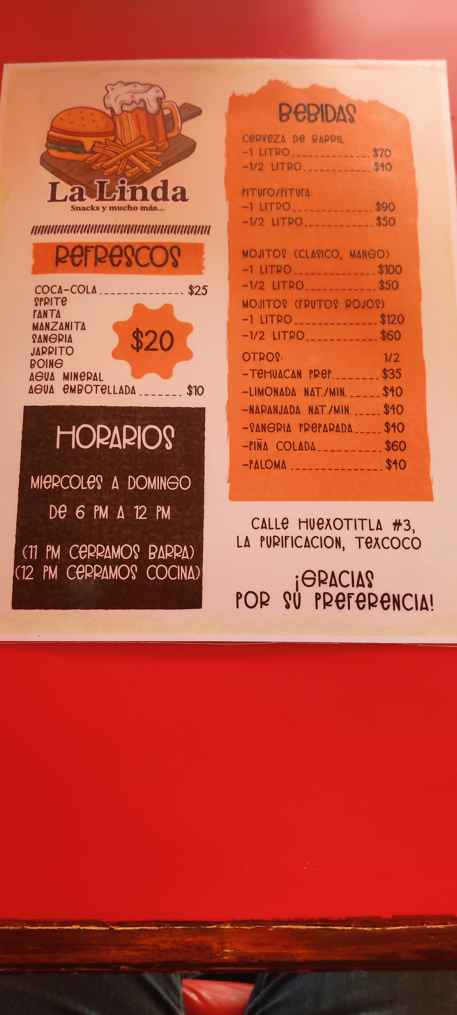 La Linda (hamburguesas y snacks) image 4