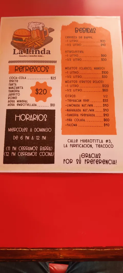 La Linda (hamburguesas y snacks) image 4