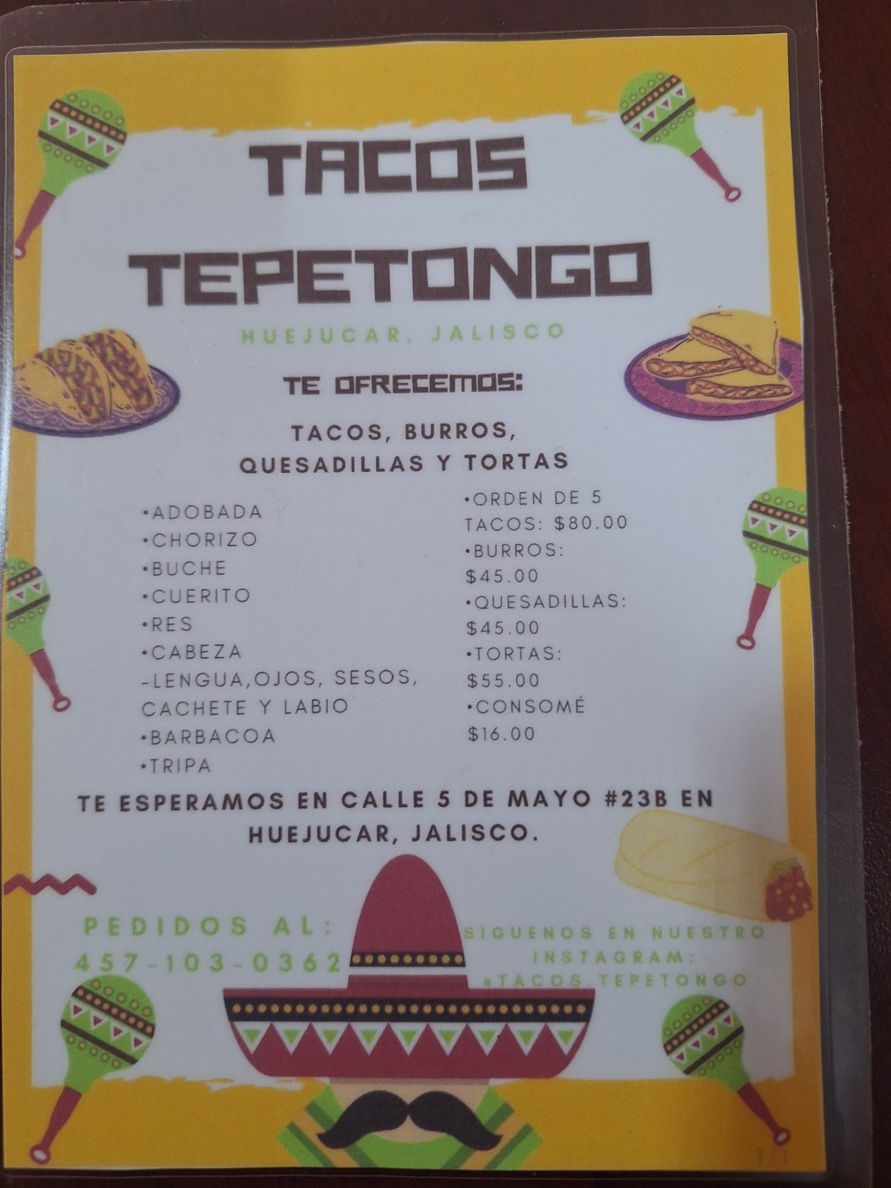Taqueria Tepetongo, suc. Huejucar Jalisco image 4