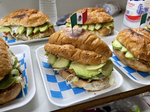 Tortas casa de la bandera image 2