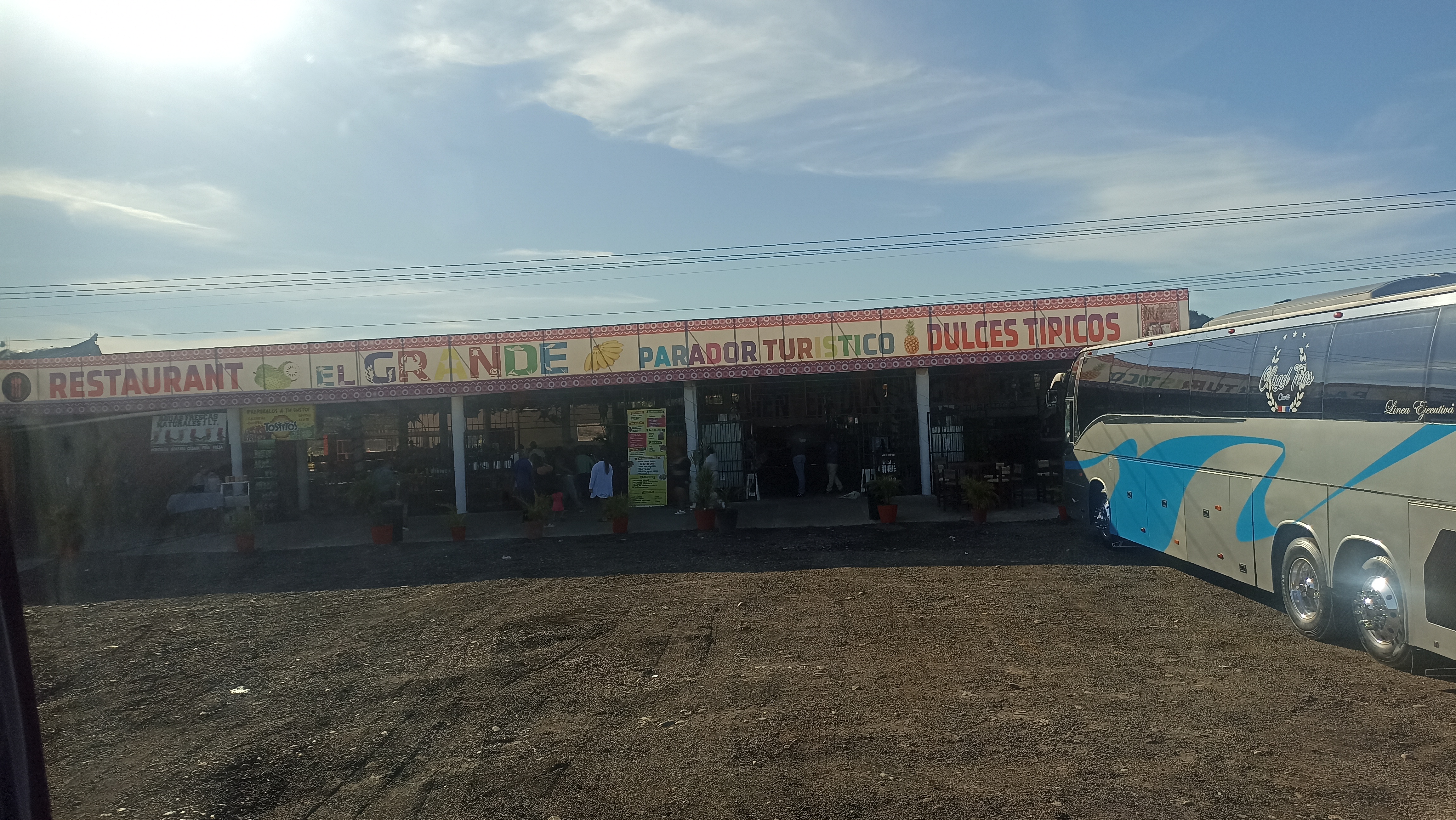 El grande parador turístico rosa morada image 7