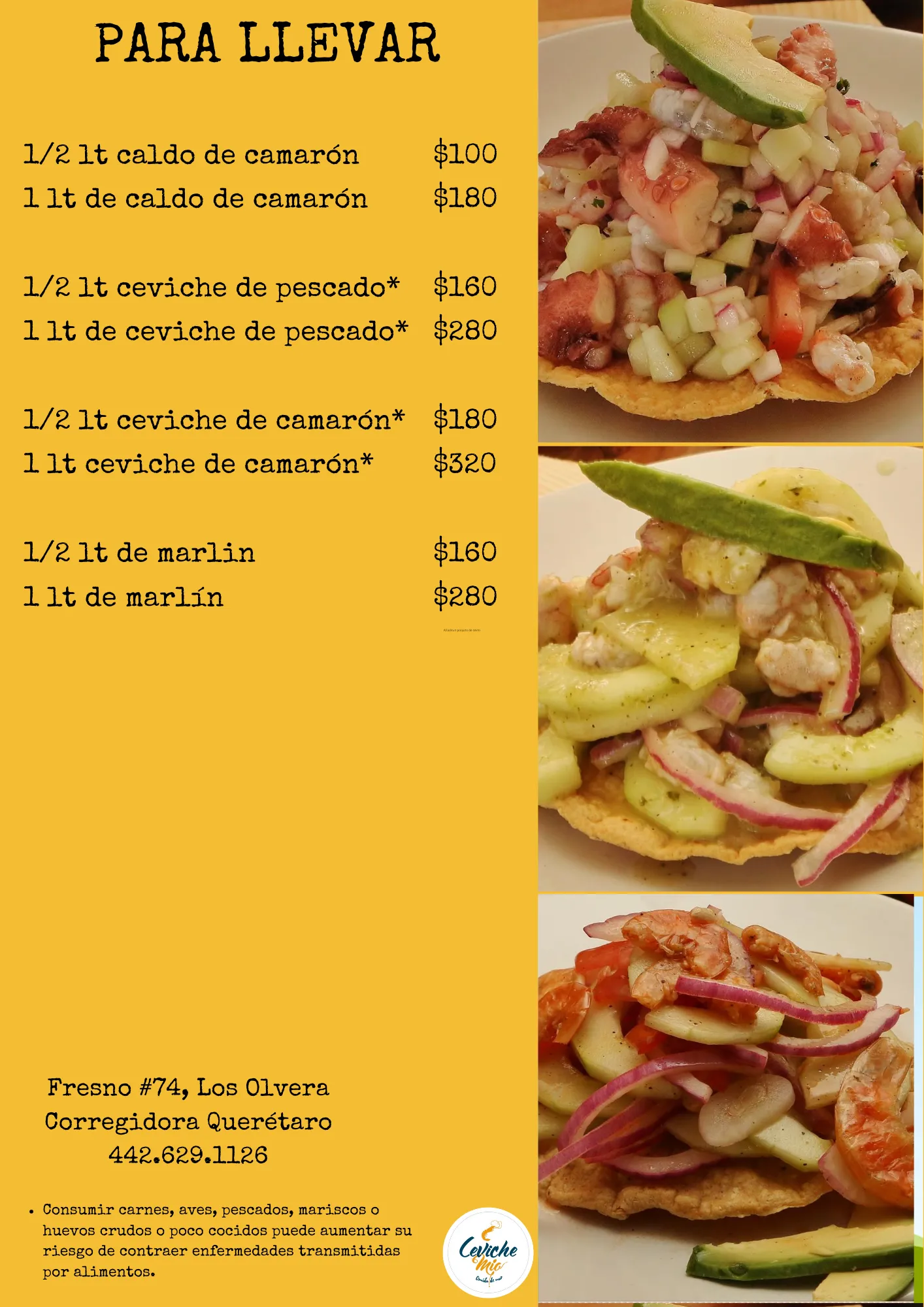 Ceviche mío (mariscos) image 9