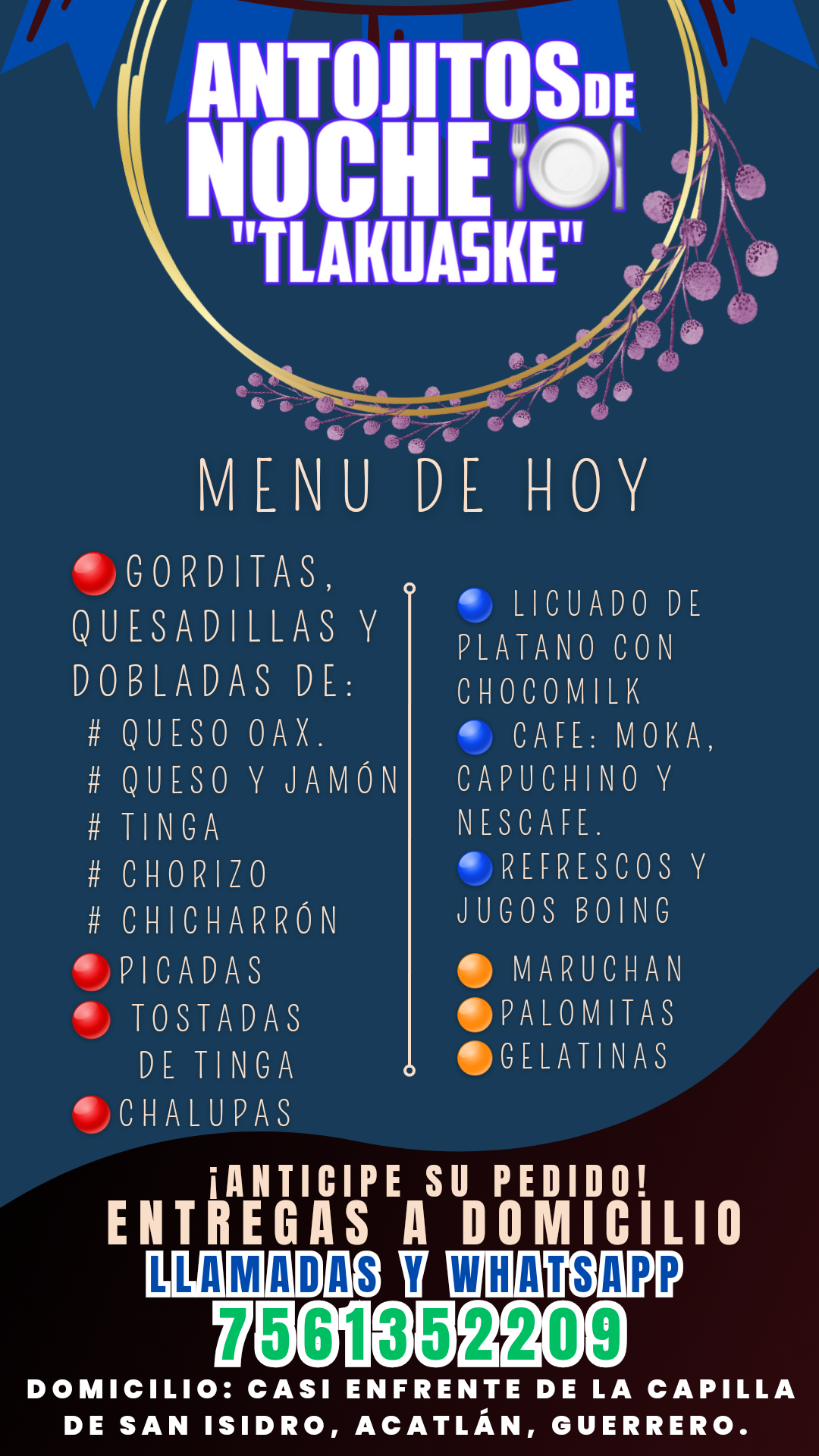 Noche de Antojitos "Tlakuaske" image 2