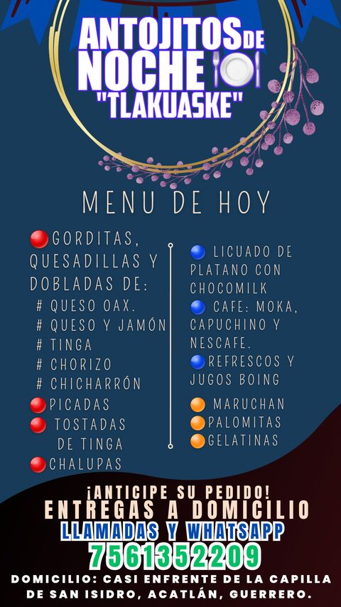 Noche de Antojitos "Tlakuaske" image 2