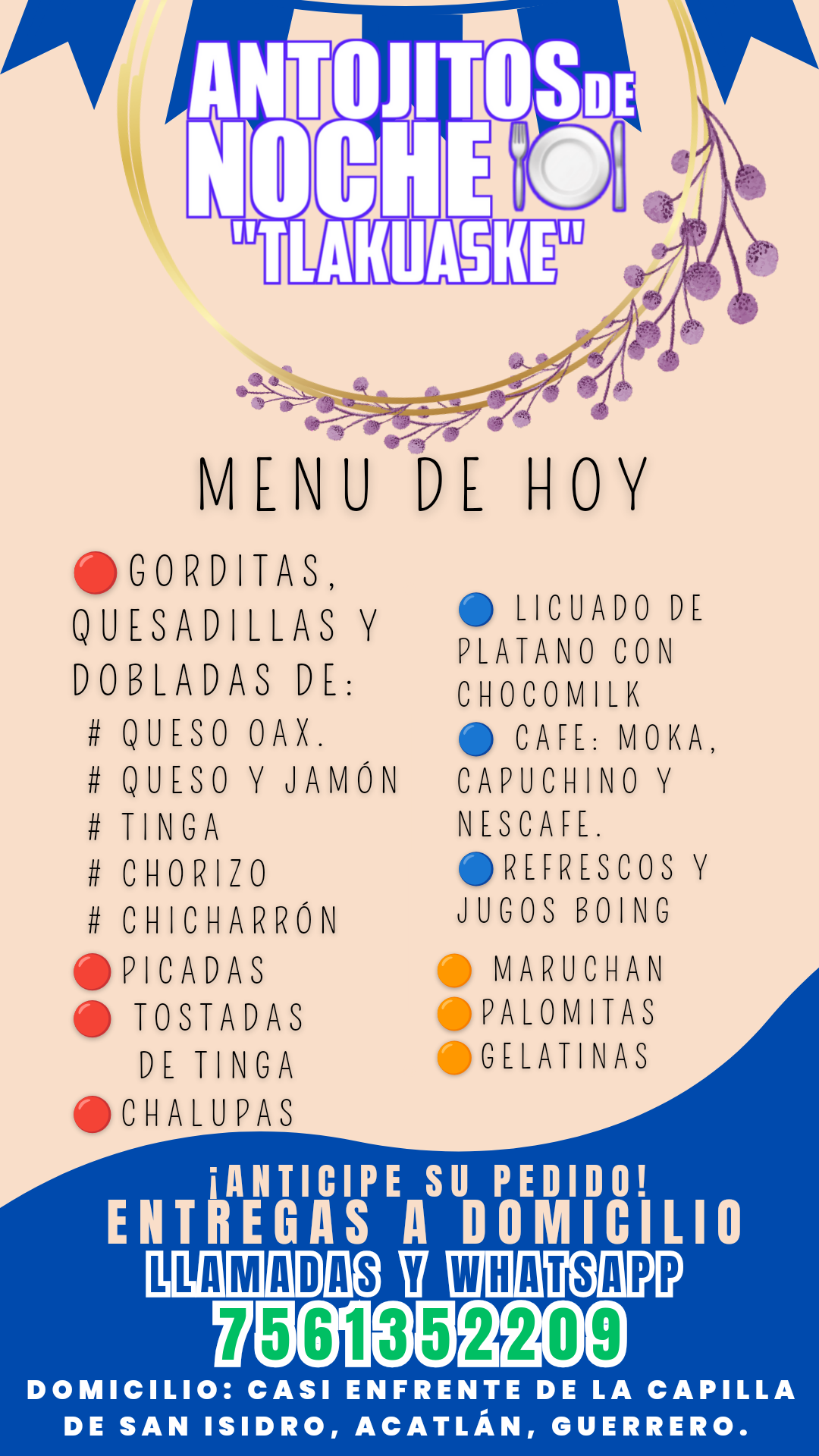 Noche de Antojitos "Tlakuaske" image 4