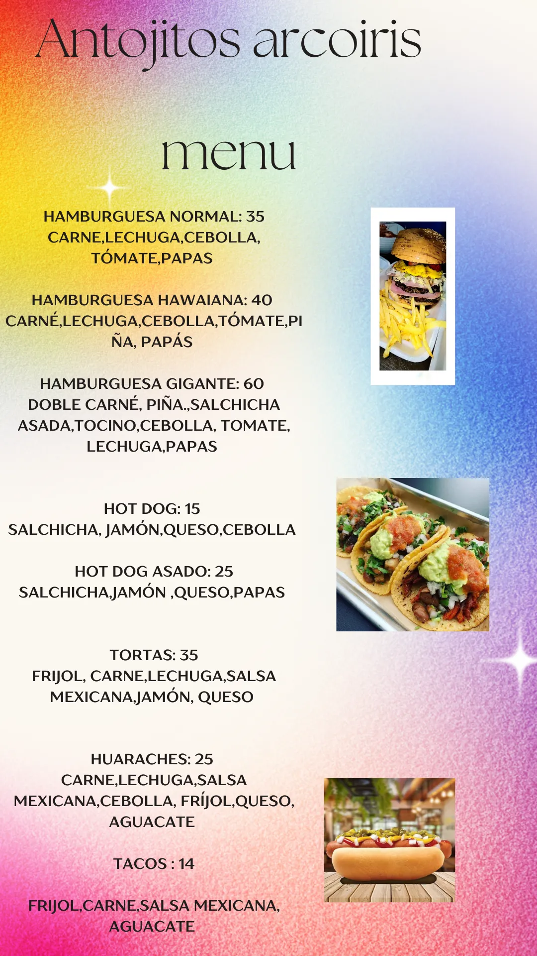 Antojitos arcoiris image 2