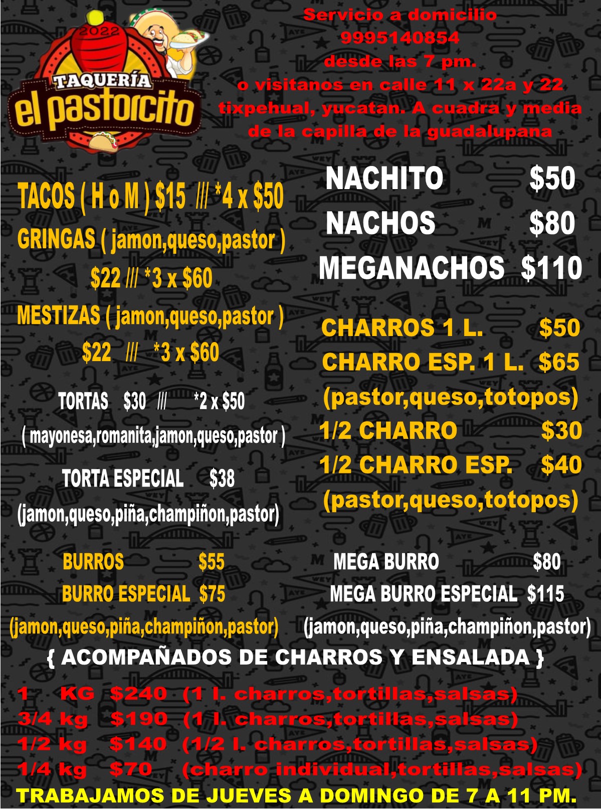 TAQUERIA Y PIZZERÍA EL PASTORCITO DE TIXPEUAL image 8