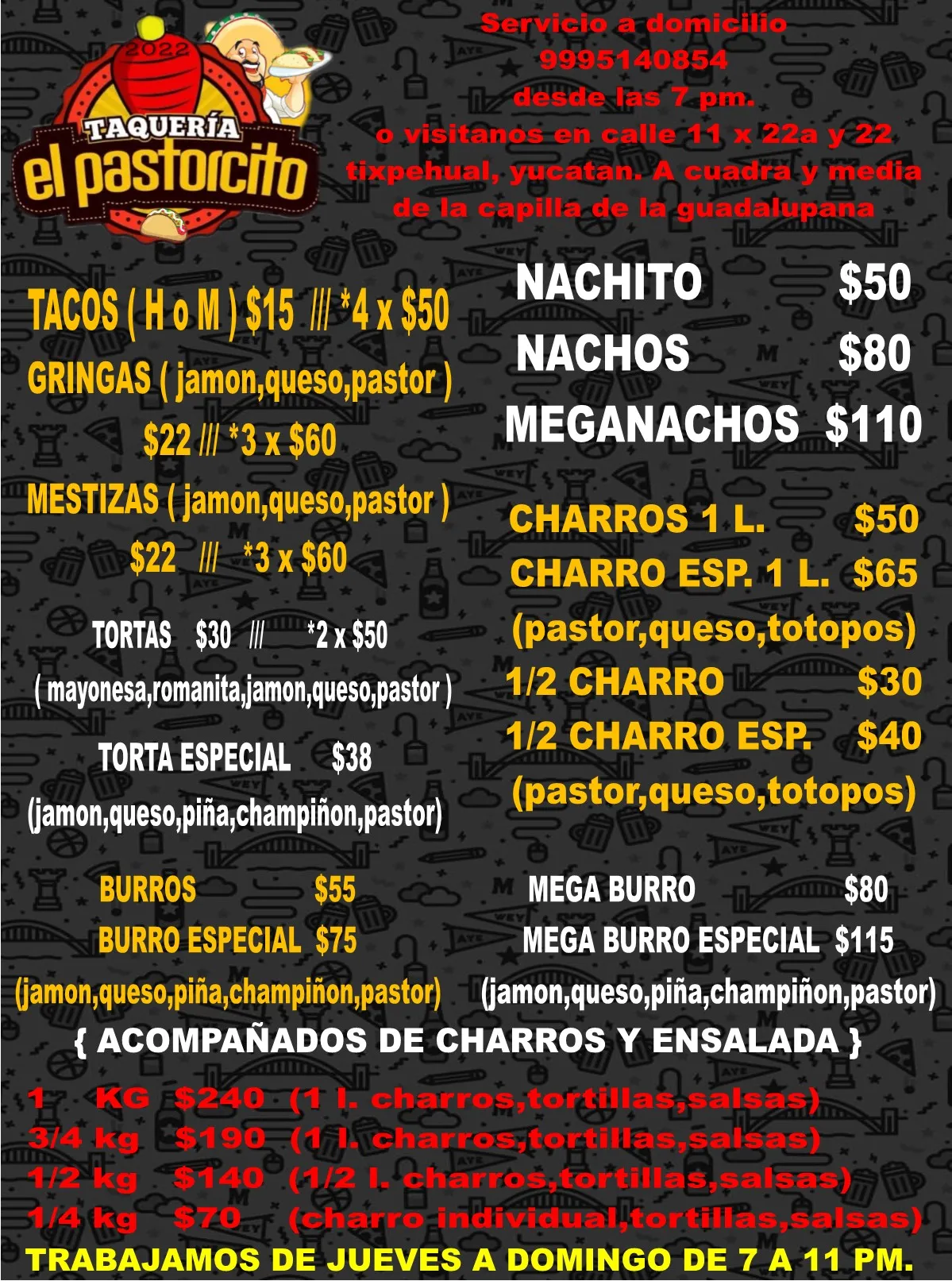 TAQUERIA Y PIZZERÍA EL PASTORCITO DE TIXPEUAL image 8
