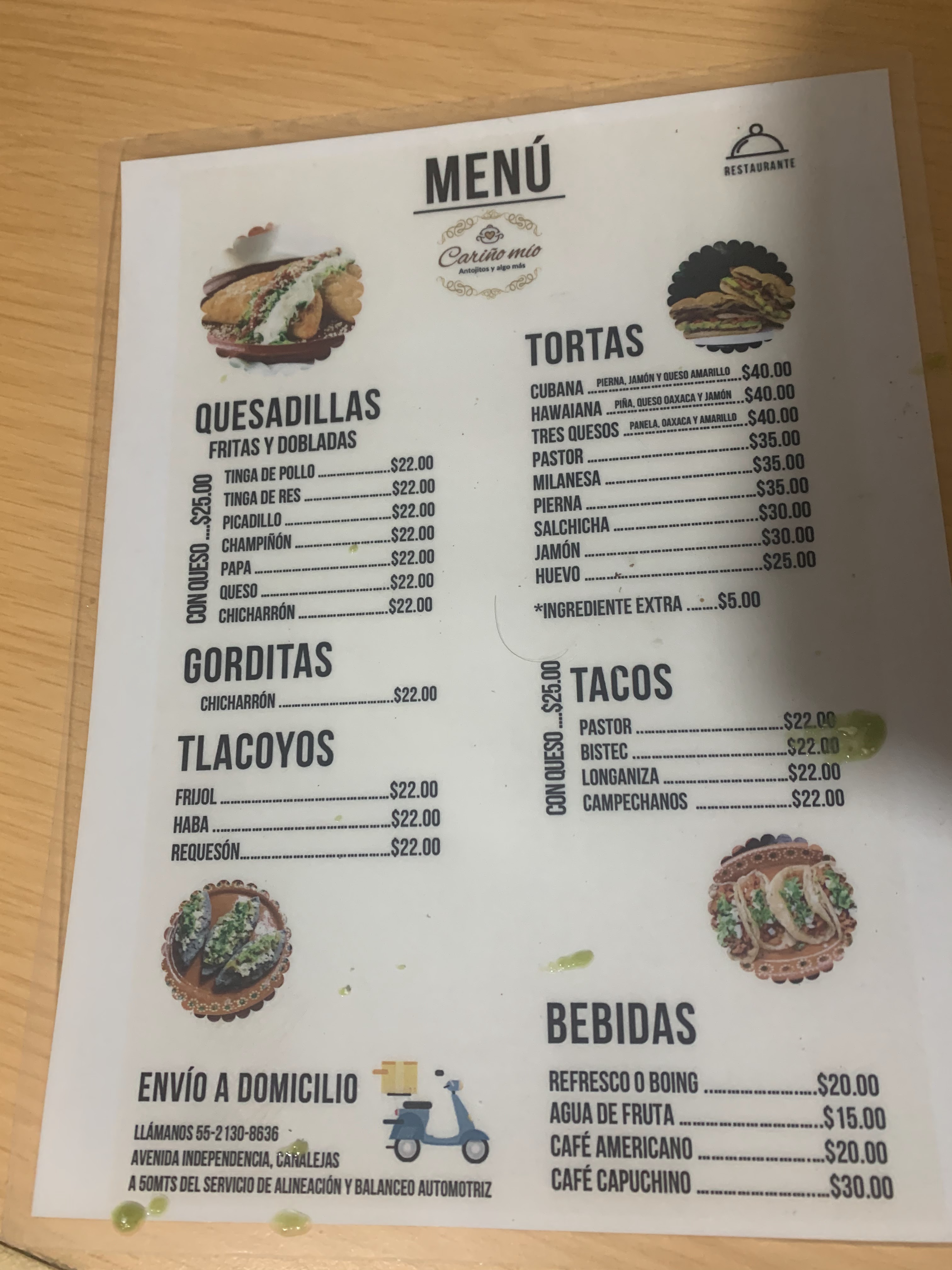 Cariño mío; Antojitos y algo más. image 1