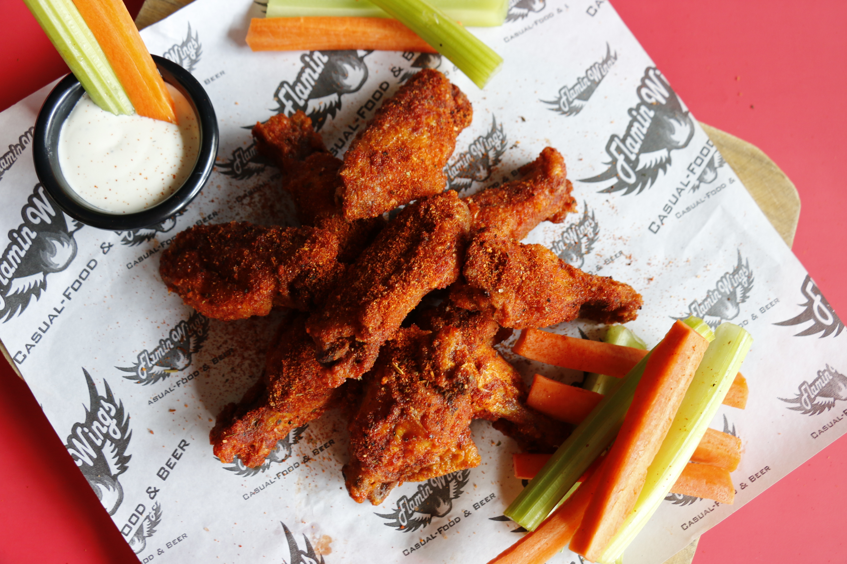 Flamin Wings Via Alta image 1