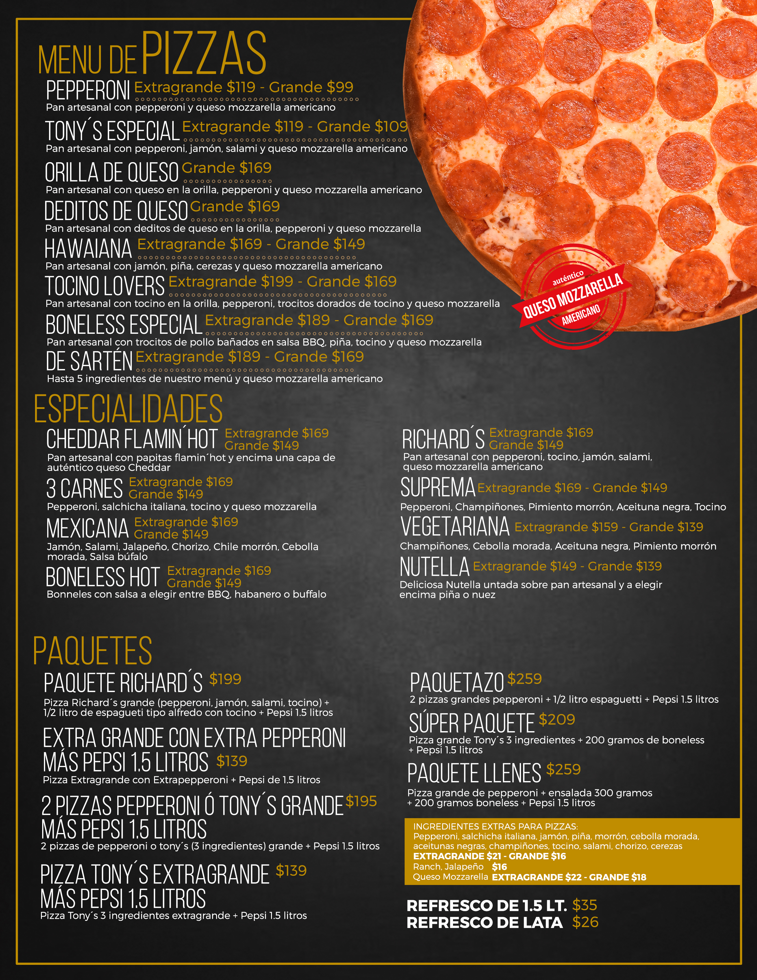 Little Tony´s Pizza Suc. Camargo image 5