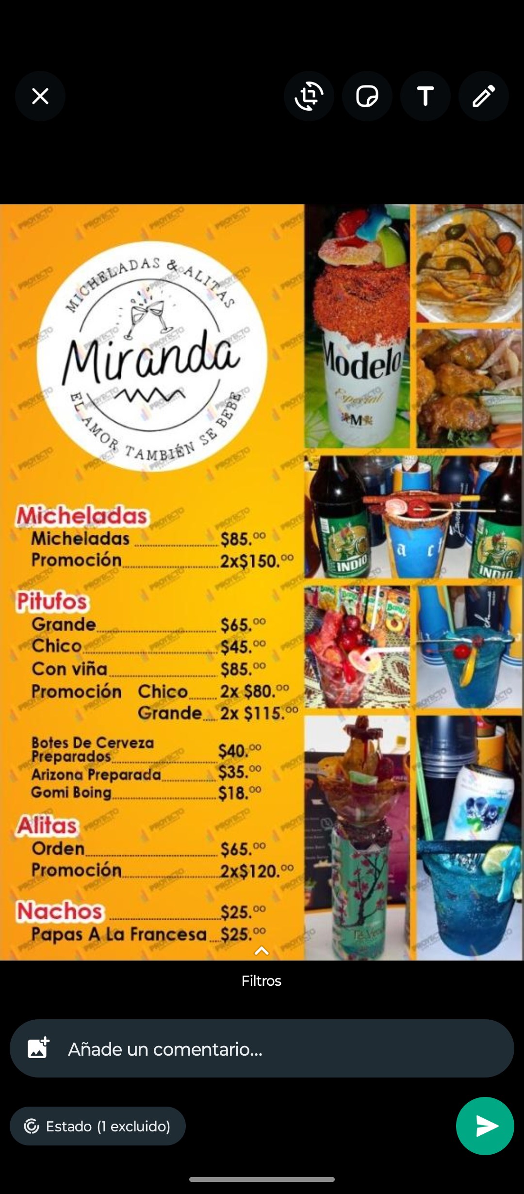 BOTANERO FAMILIAR *MICHELADAS Y ALITAS MIRANDA* image 5