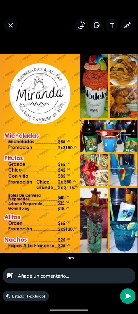 BOTANERO FAMILIAR *MICHELADAS Y ALITAS MIRANDA* image 5