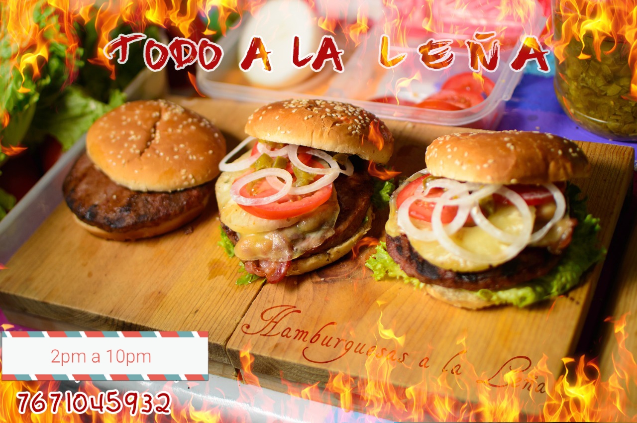 Hamburguesas a la LEÑA image 3