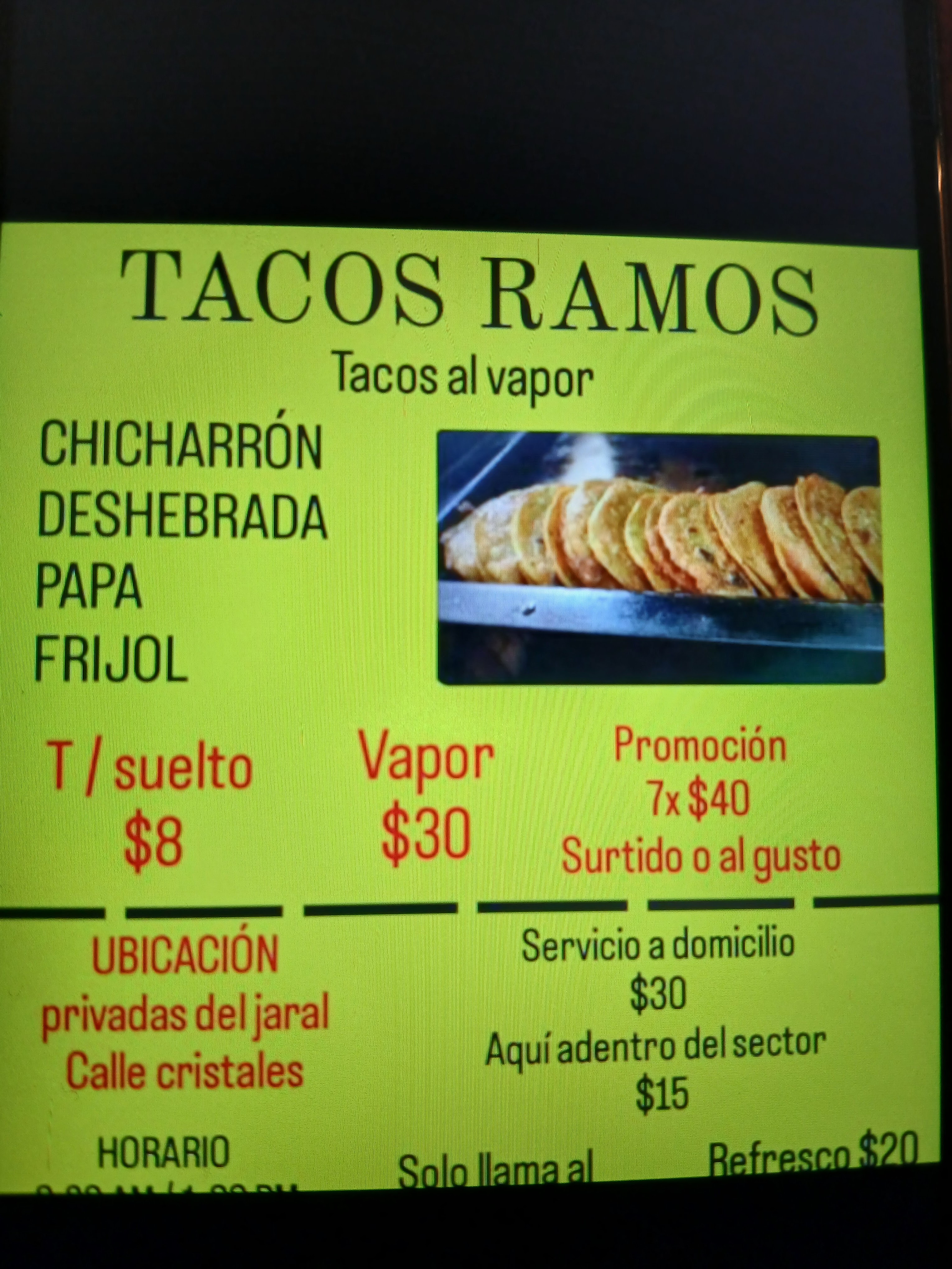 Tacos de vapor ramos image 2