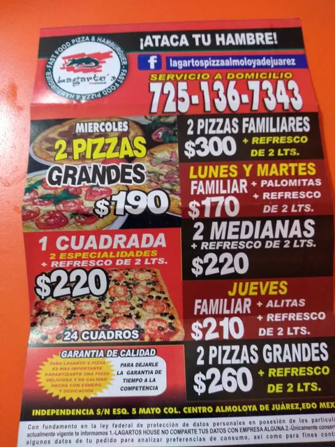 Lagartos house pizza image 10