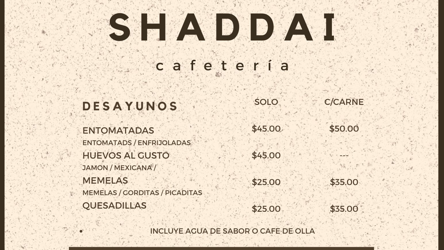 Comedor Shaddai image 1