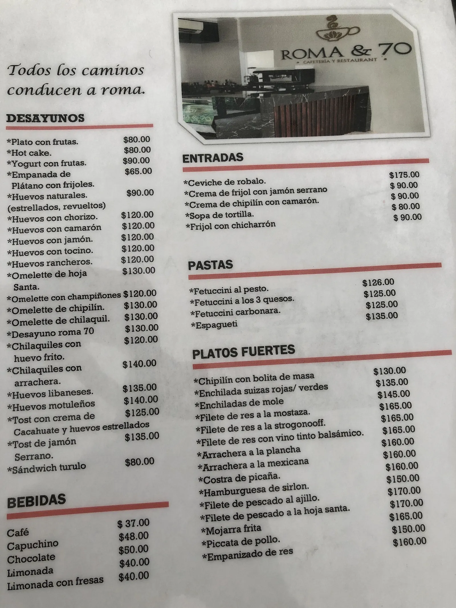 ROMA70 Restaurante & Cafetería image 1
