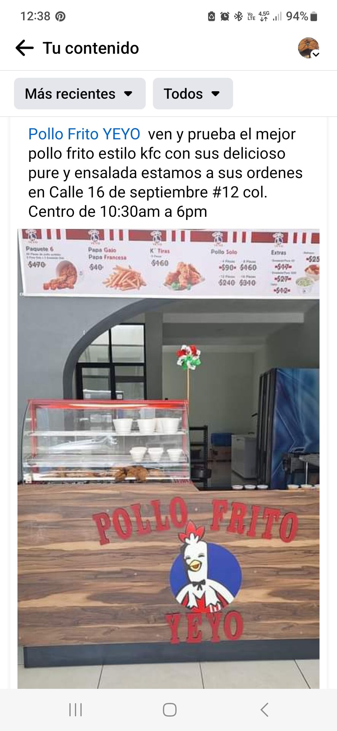 Pollo frito yeyos image 8
