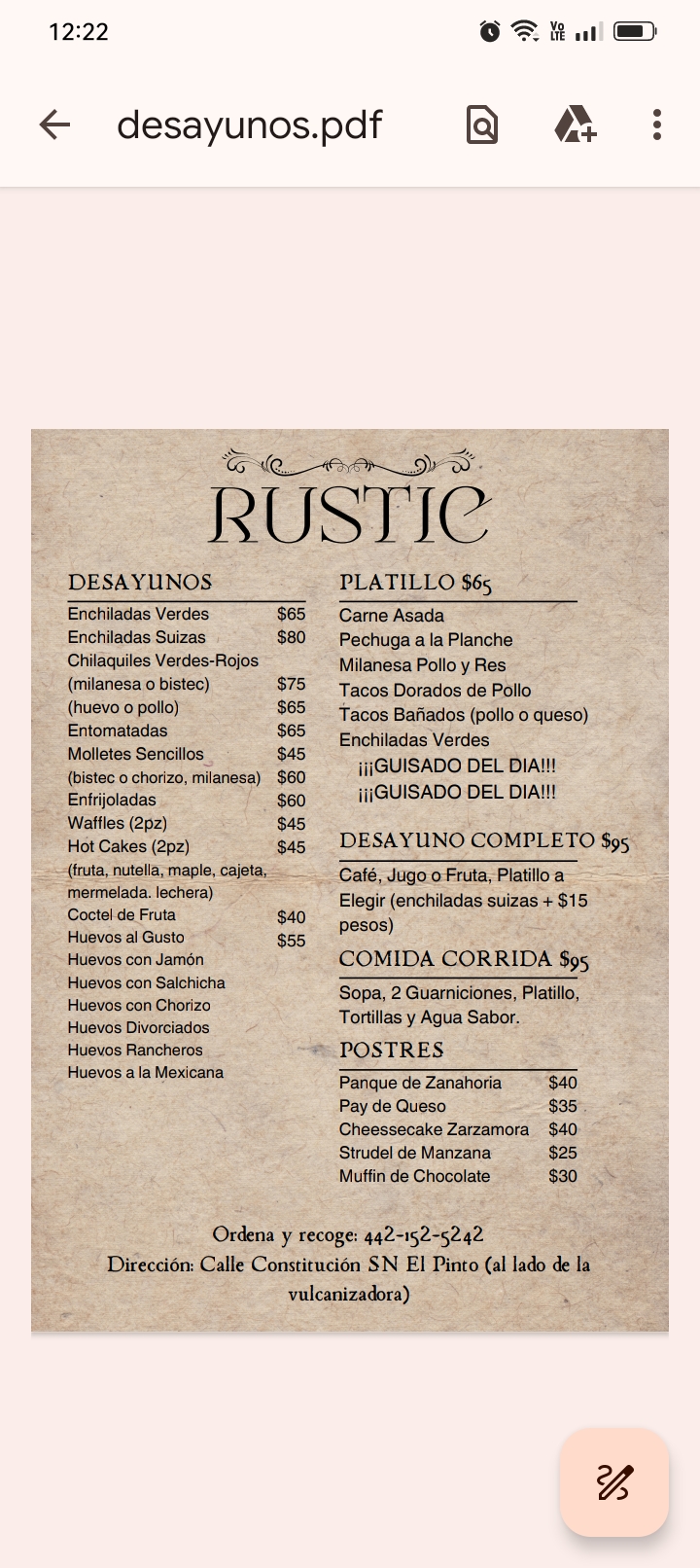Desayunos RUSTIC image 1