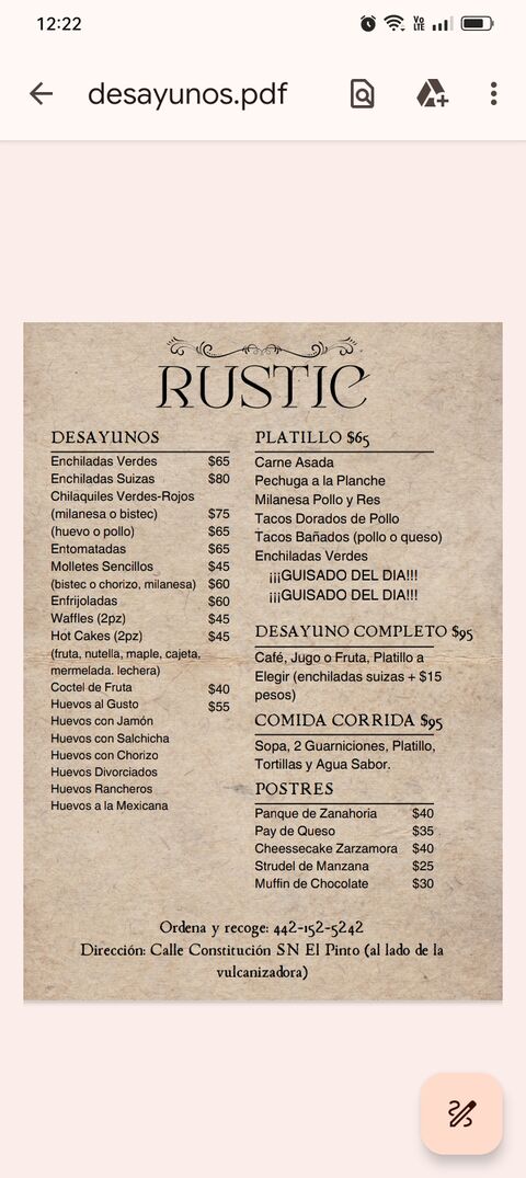 Desayunos RUSTIC image 1