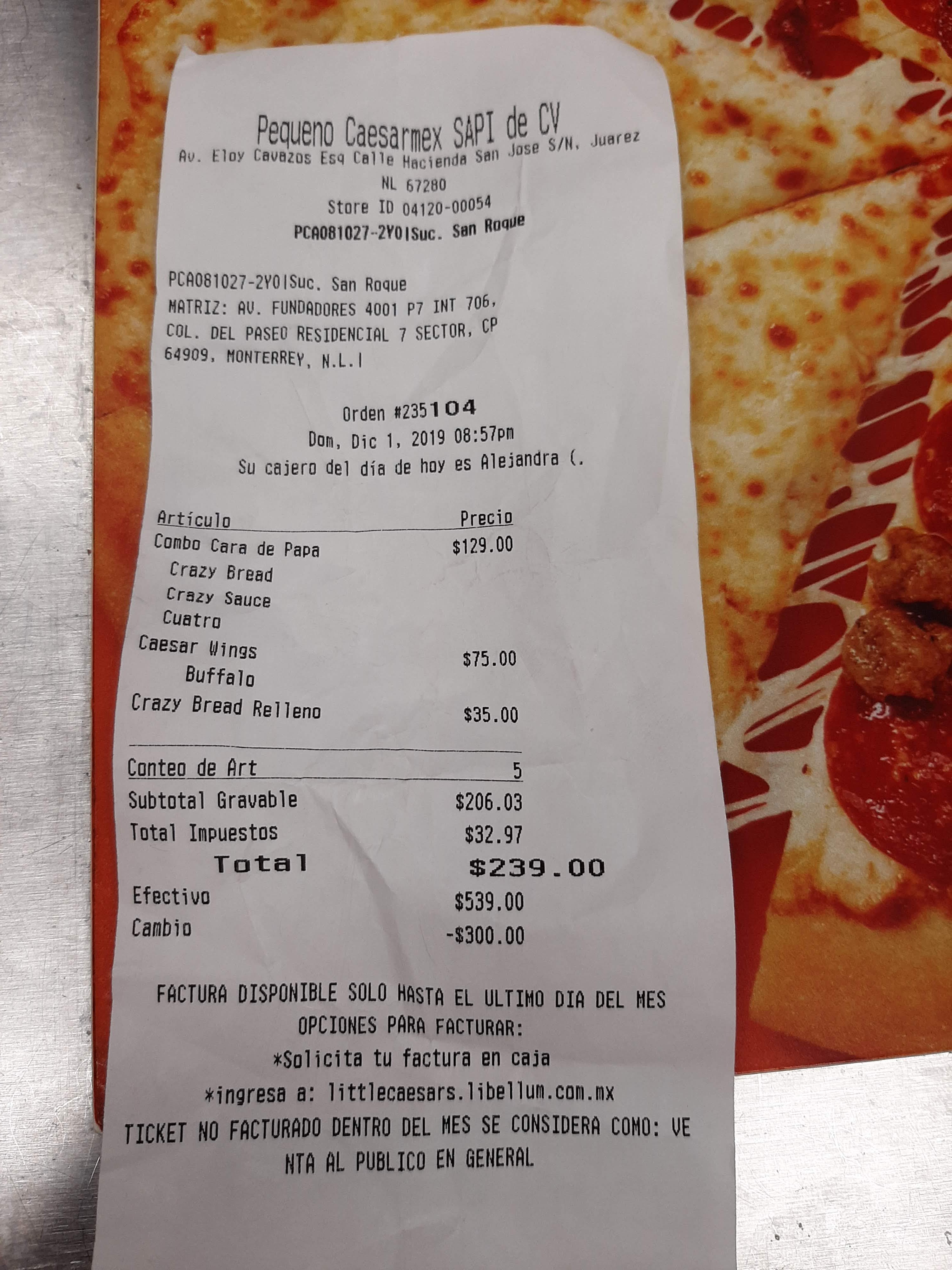 Little Caesars Pizzas San Roque image 6