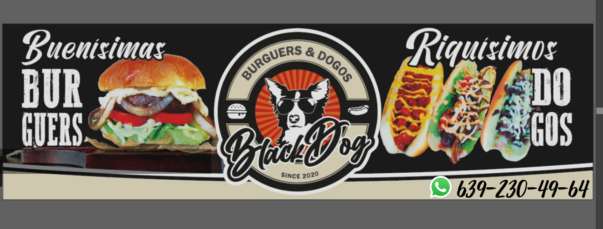Black Dog Burguers & Dogos image 2