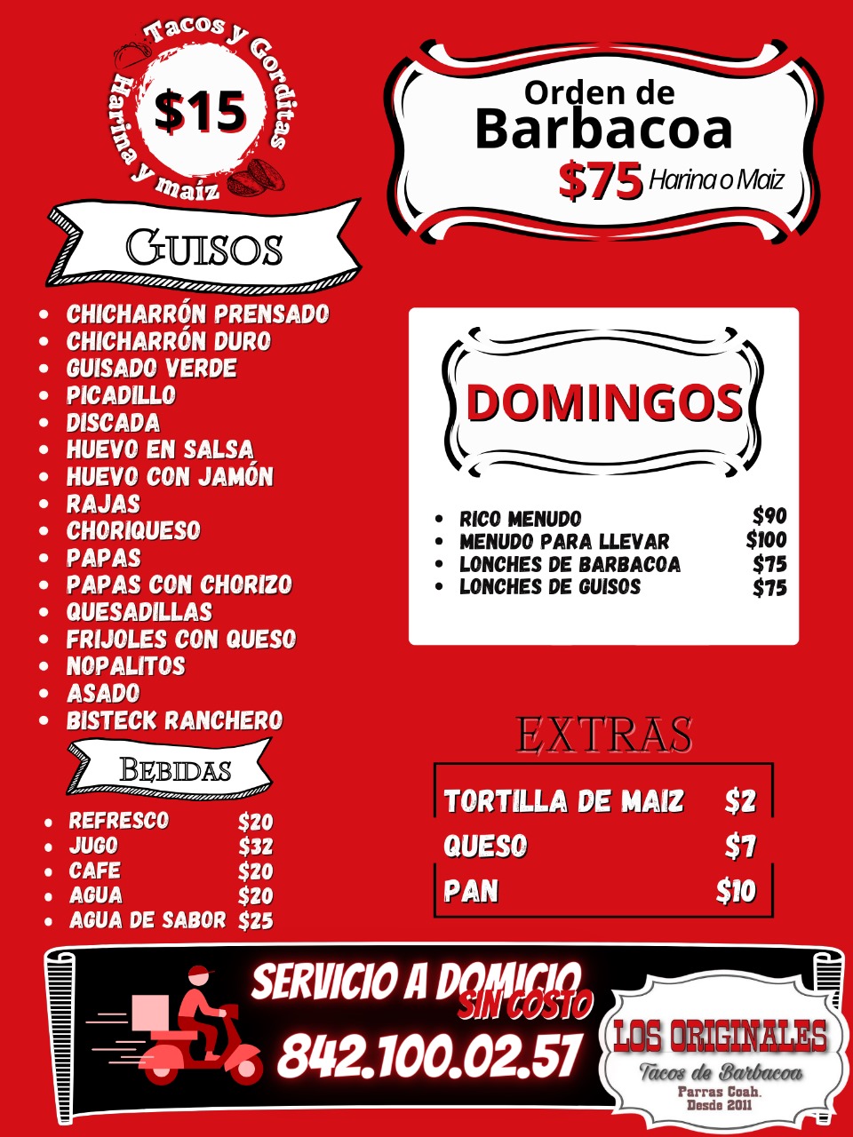 Los originales, tacos de barbacoa de Raúl Moreno image 5