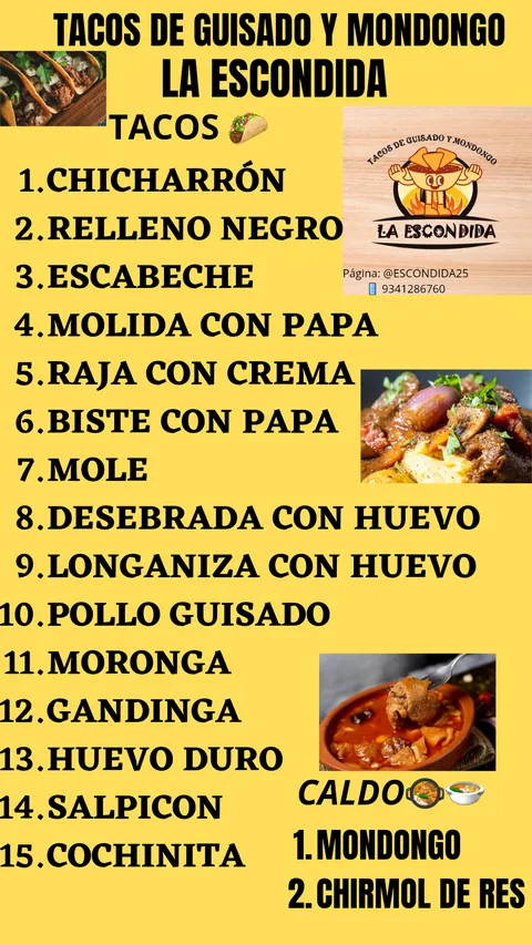 TACOS DE GUISADOS LA ESCONDIDA image 5