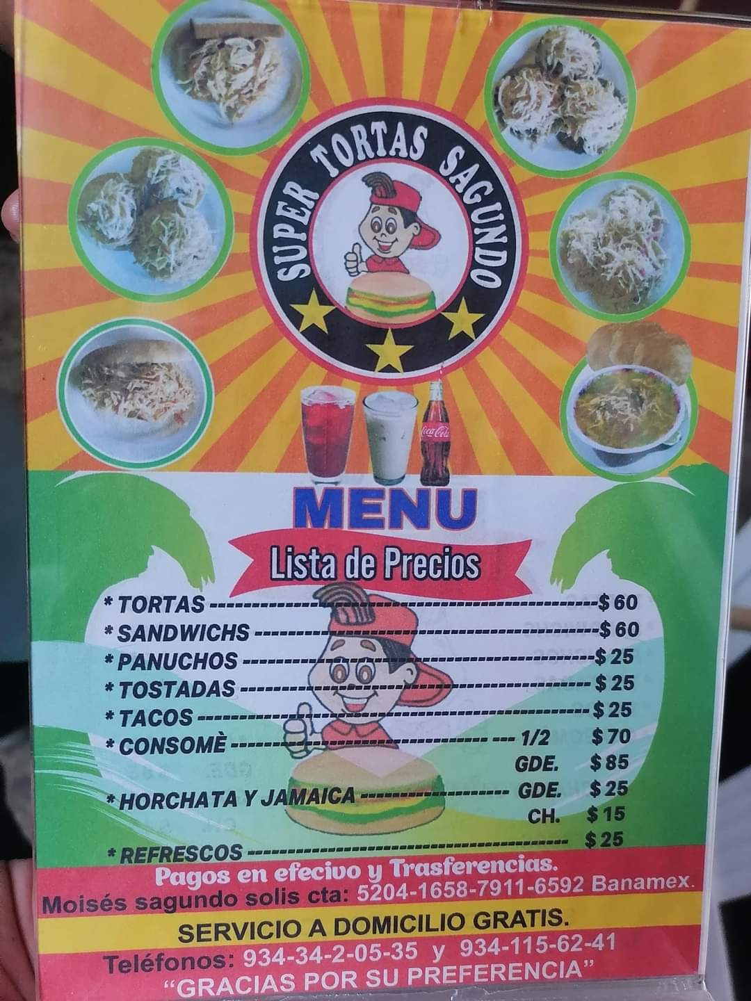 SUPER TORTAS SAGUNDO DEL AMIGO MOSHO image 3