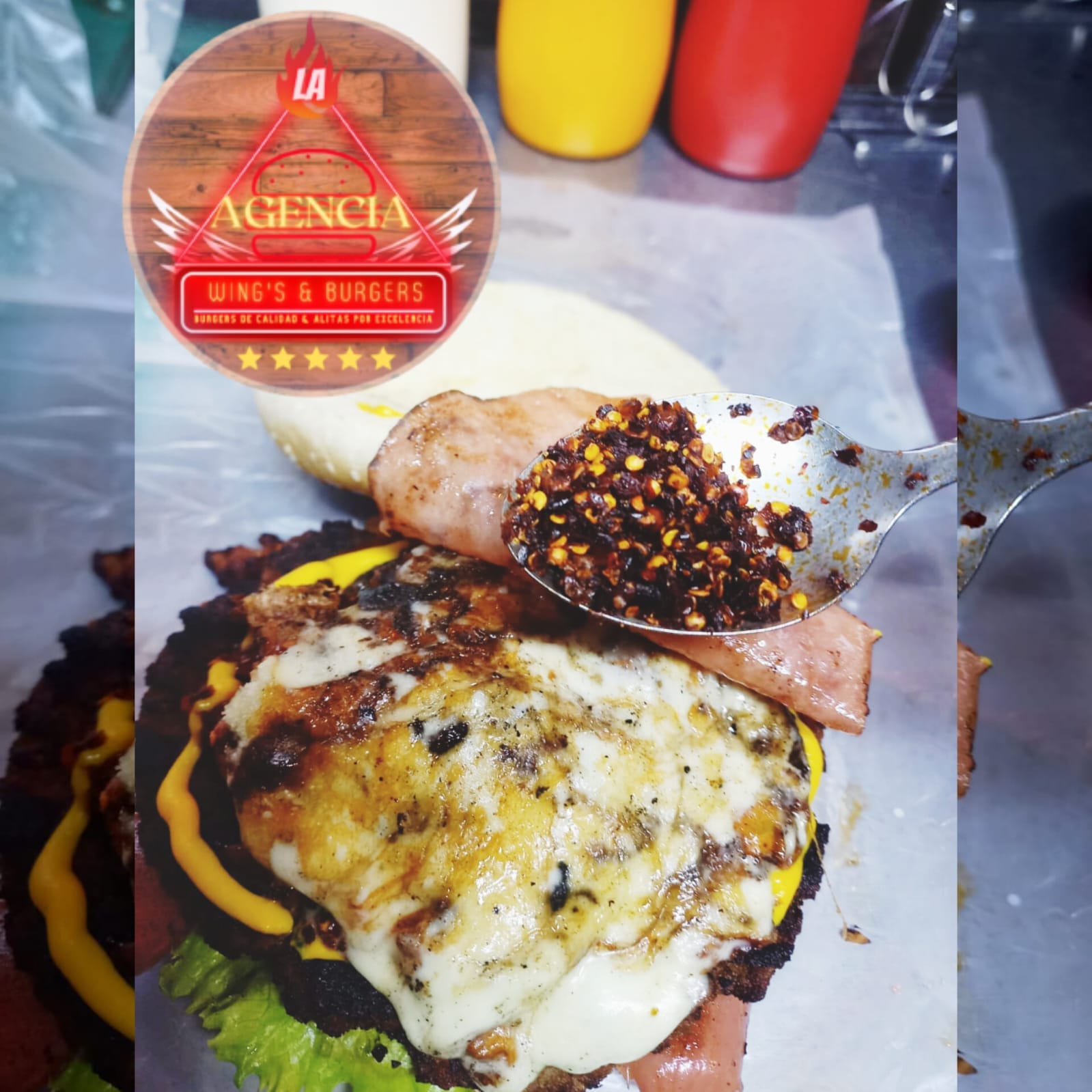 HAMBURGUESAS Y ALITAS "LA AGENCIA" image 8