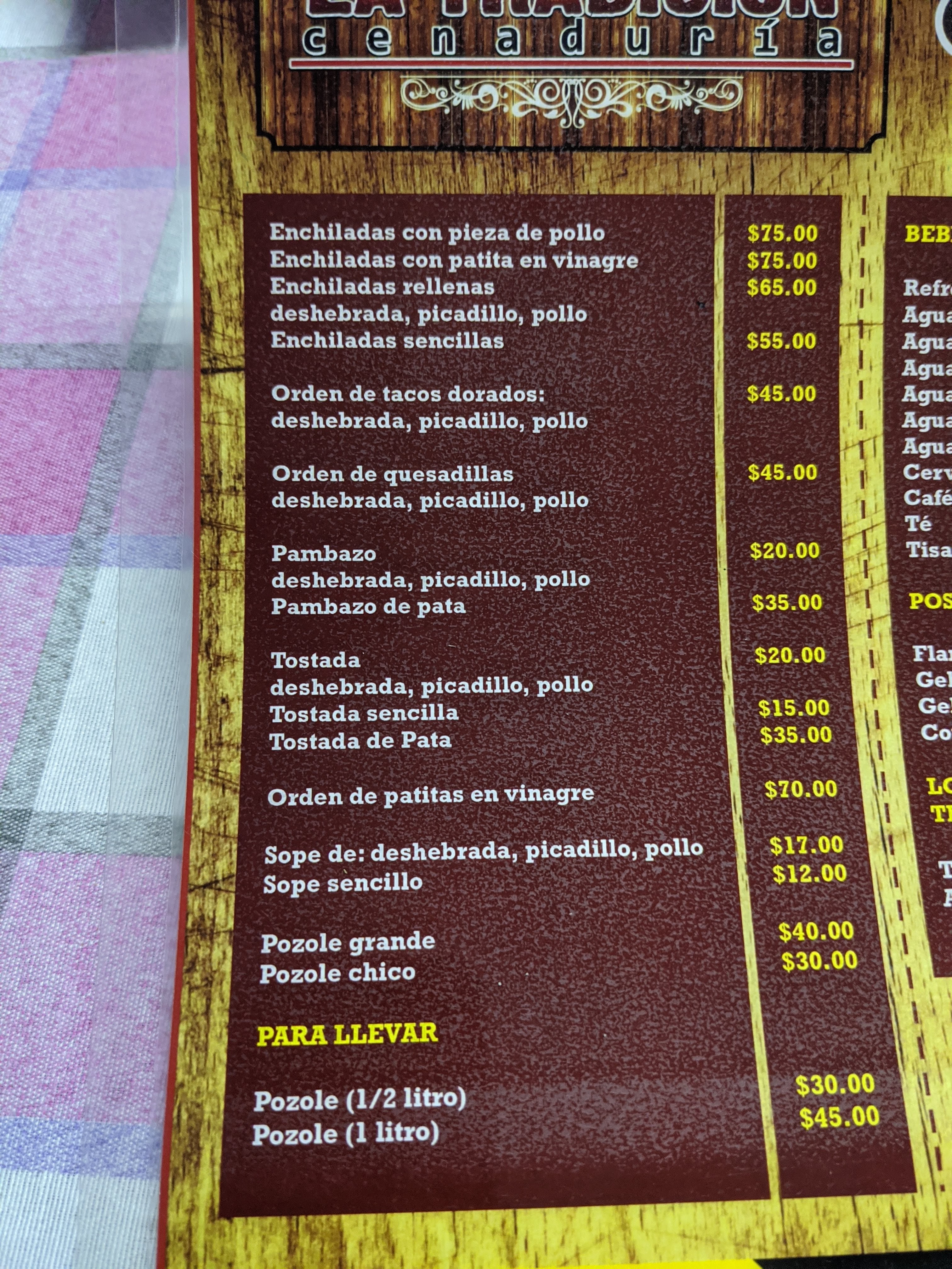 LA TRADICIÓN Cenaduría image 5