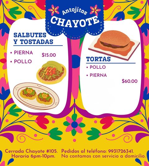 ANTOJITOS CHAYOTE image 1