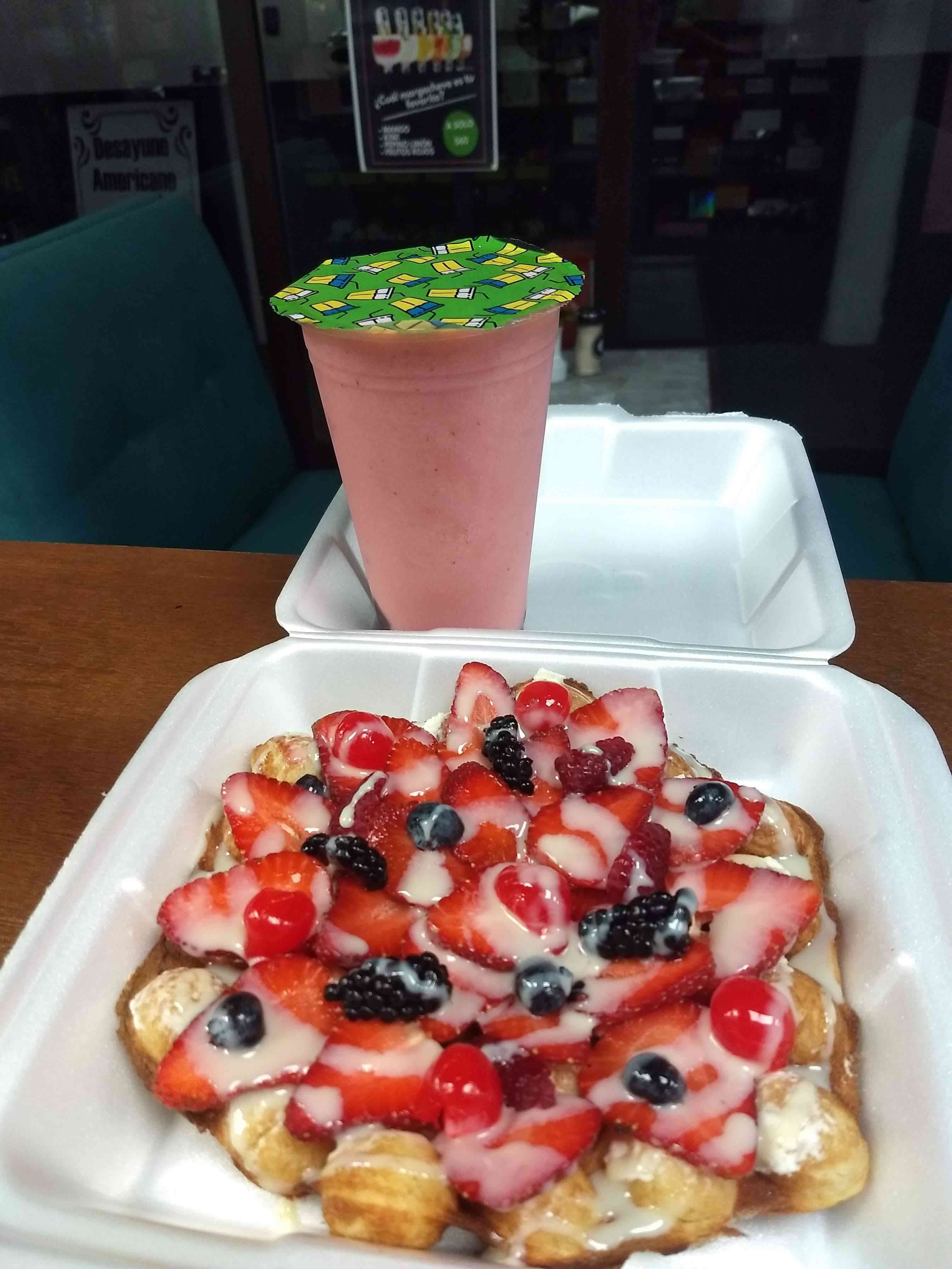 Boba drink cafeteria image 2